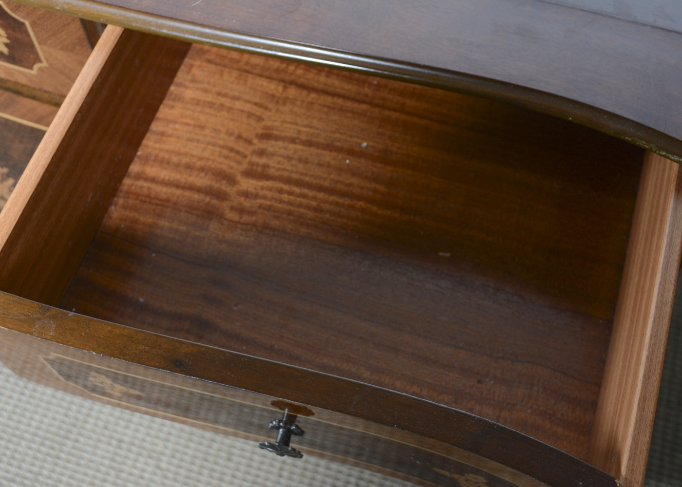 Hungarian Marquetry China Cabinet