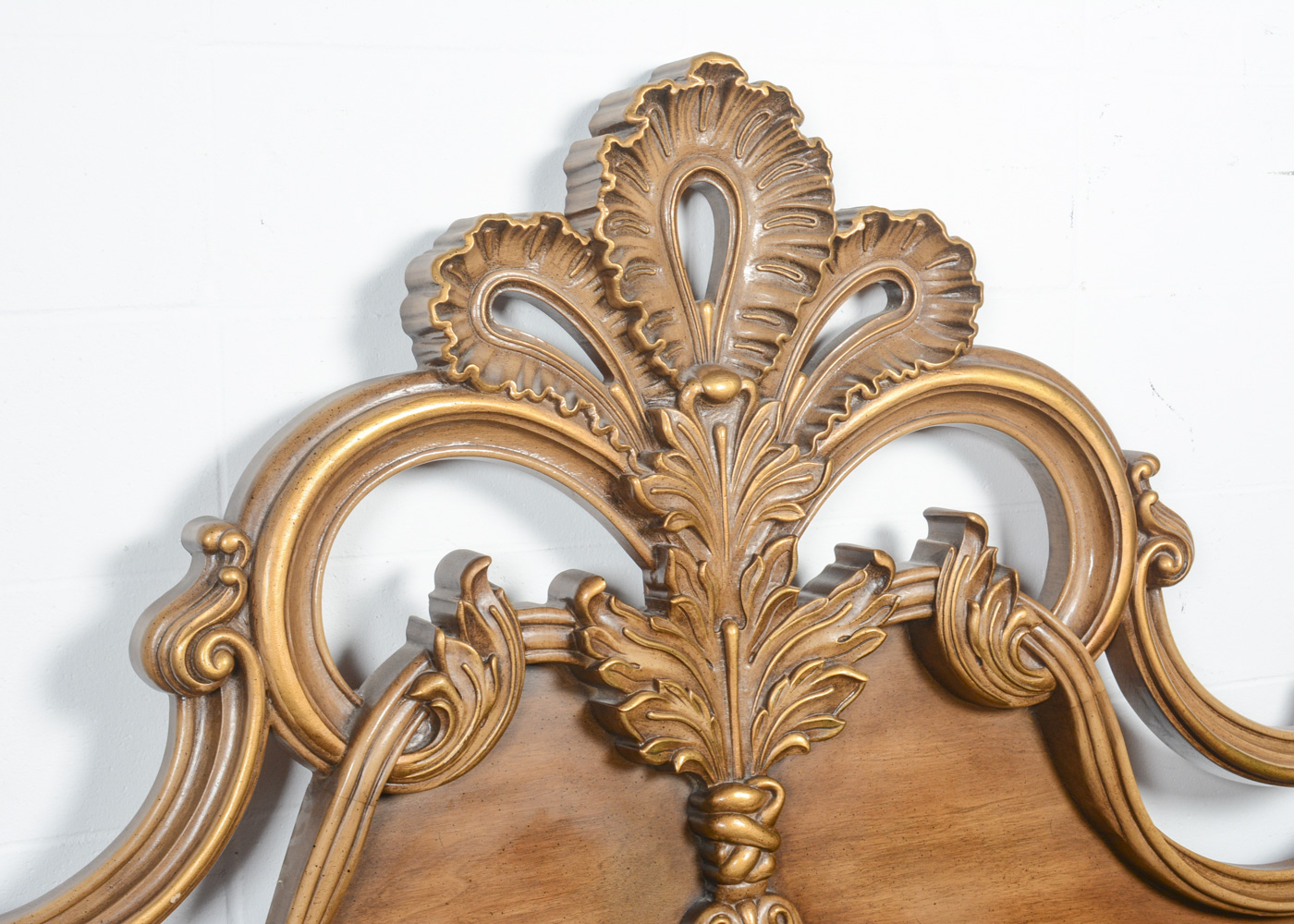 Vintage French Provincial Style King Size Headboard by The Hoke Furniture Co.
