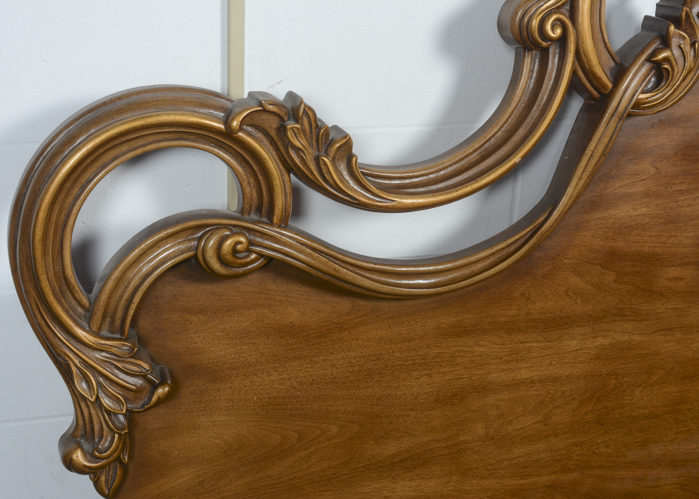 Vintage French Provincial Style King Size Headboard by The Hoke Furniture Co.