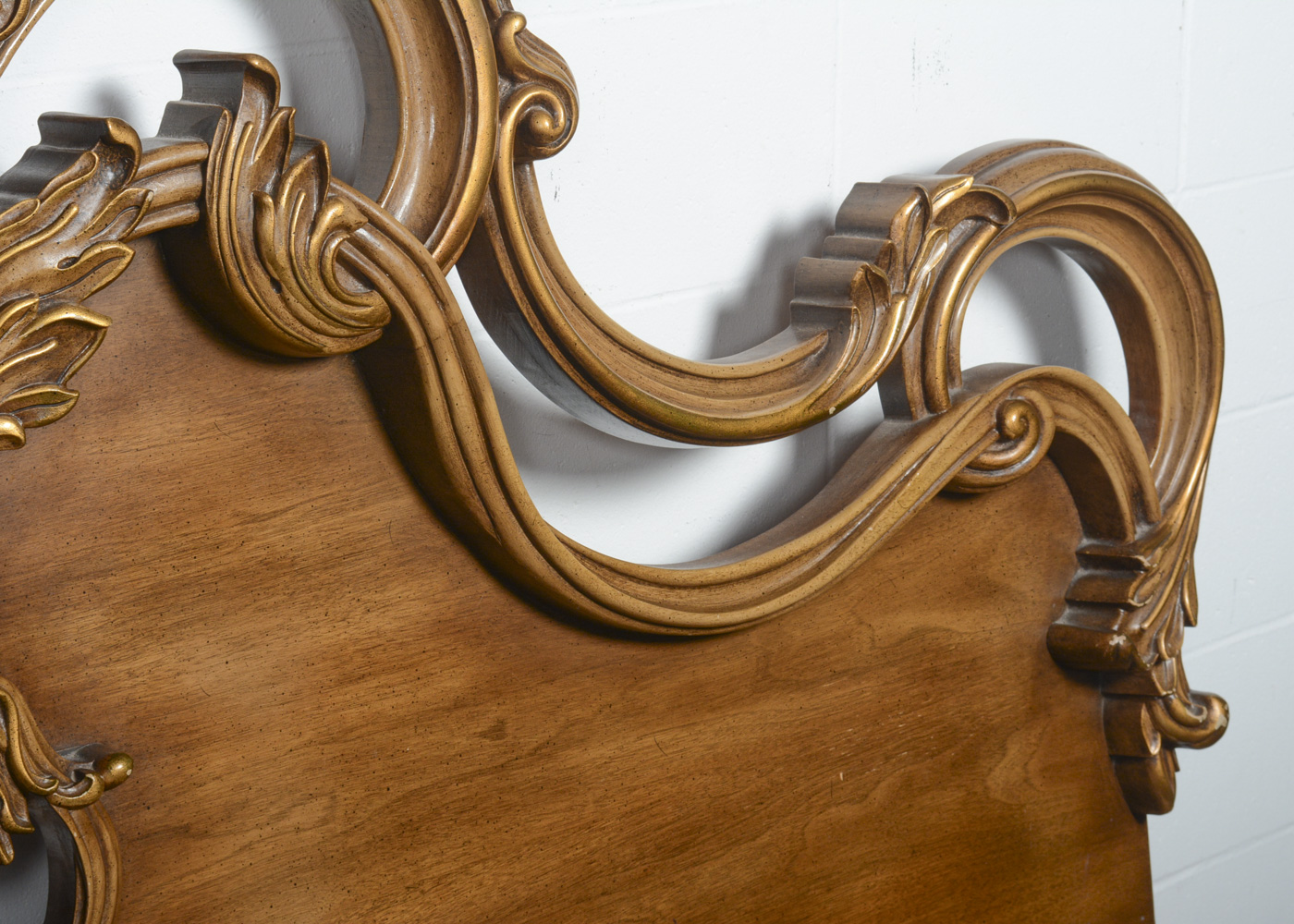 Vintage French Provincial Style King Size Headboard by The Hoke Furniture Co.