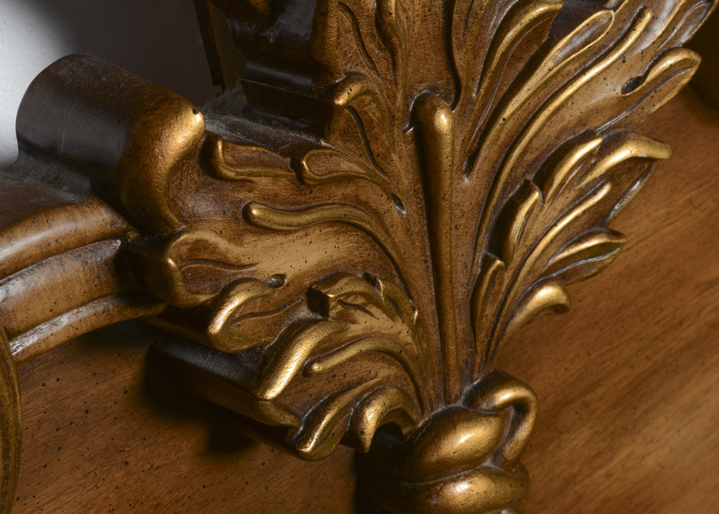 Vintage French Provincial Style King Size Headboard by The Hoke Furniture Co.