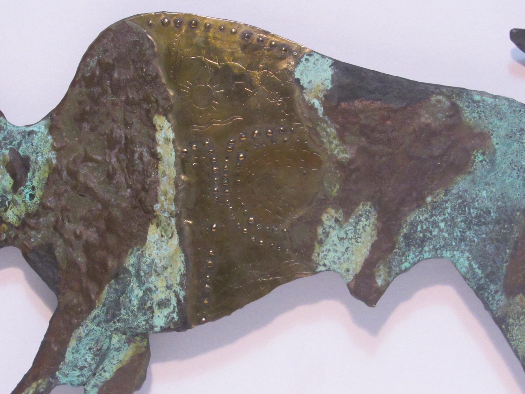 Bill Worrell Buffalo Metal Wall Art