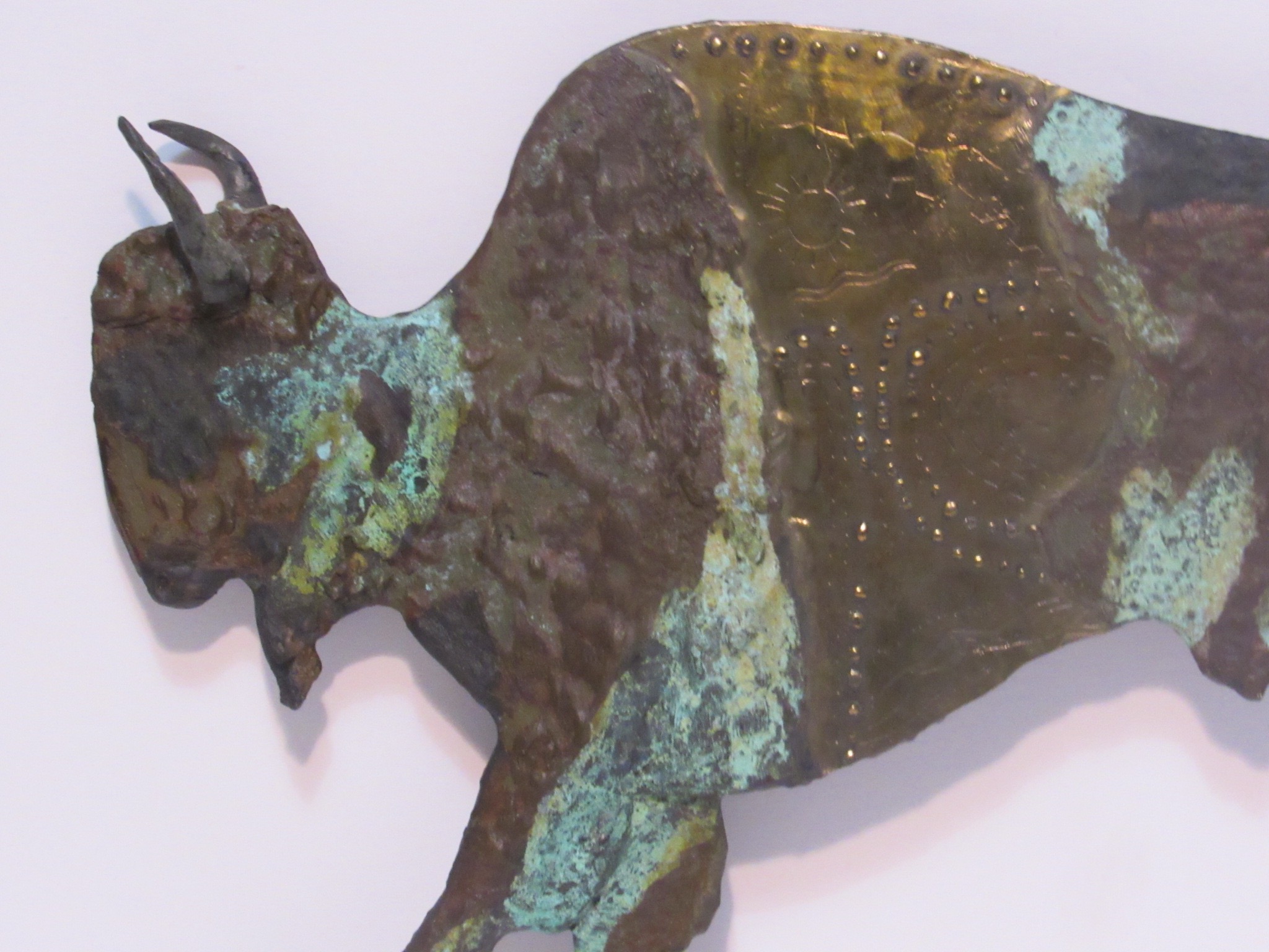 Bill Worrell Buffalo Metal Wall Art