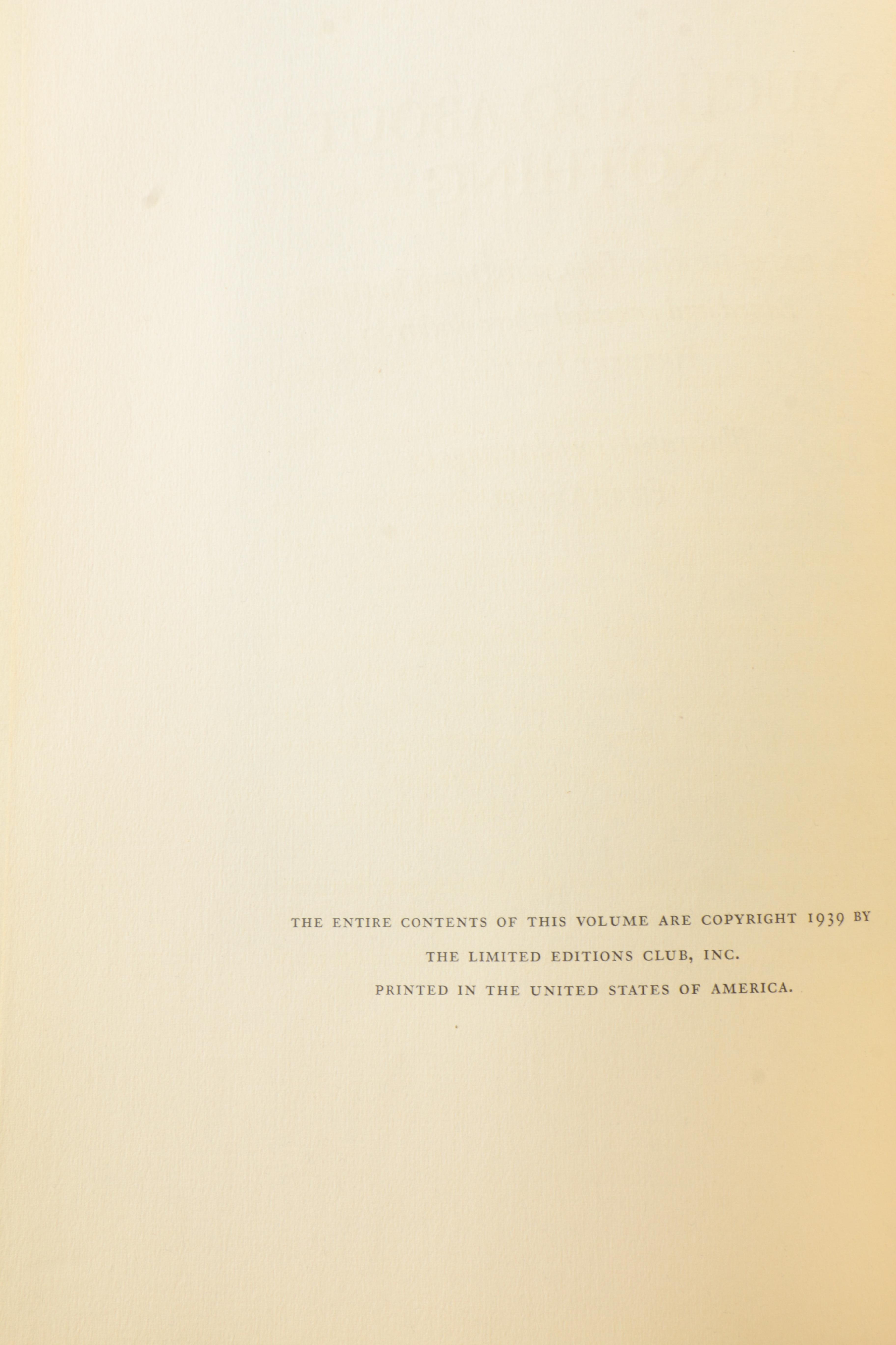 1940 Limited Editions Club Shakespeare Plays Including "Much Ado About Nothing"