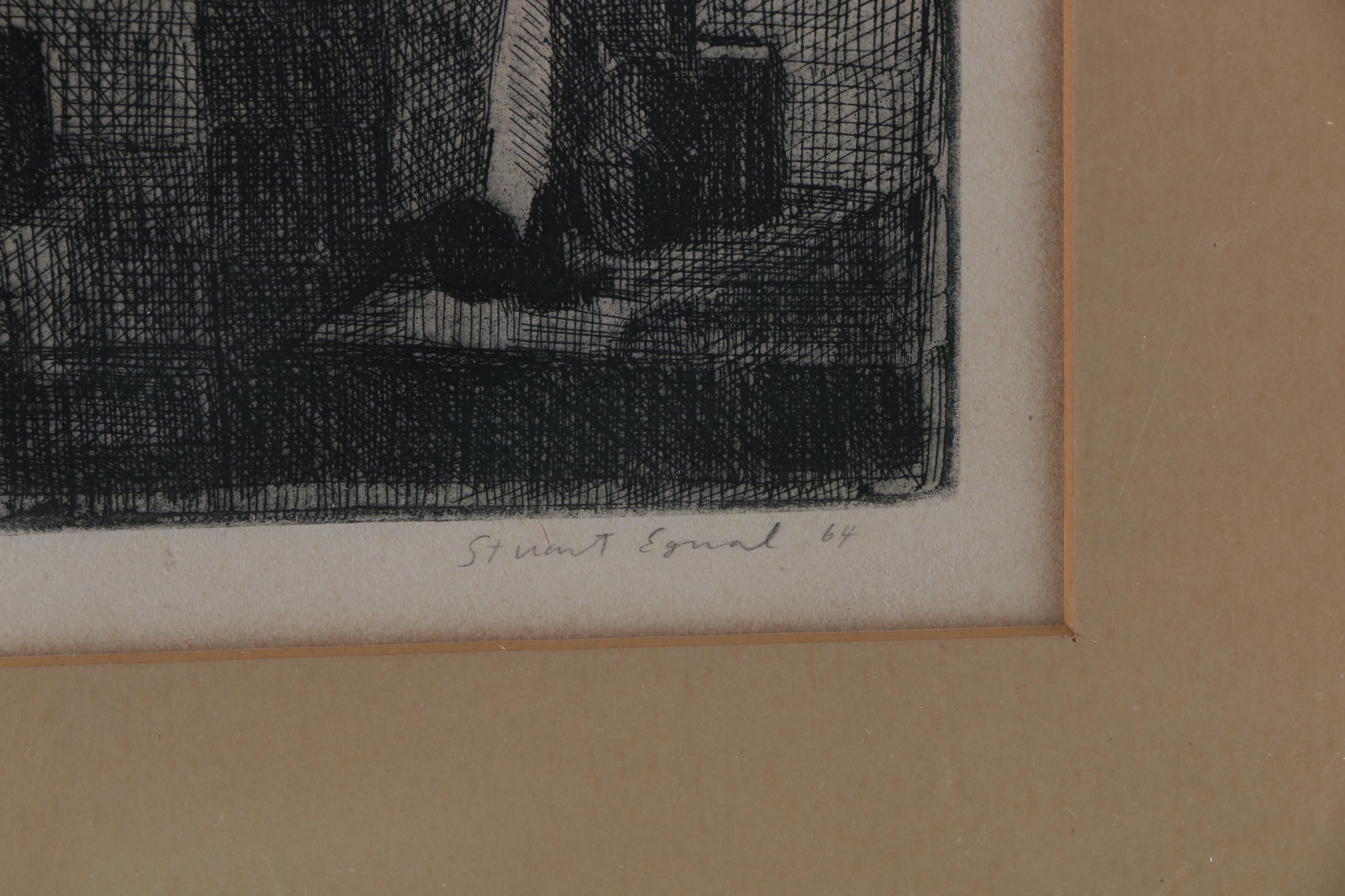 Stuart Egnal Limited Edition Etching "Four Part Still Life"