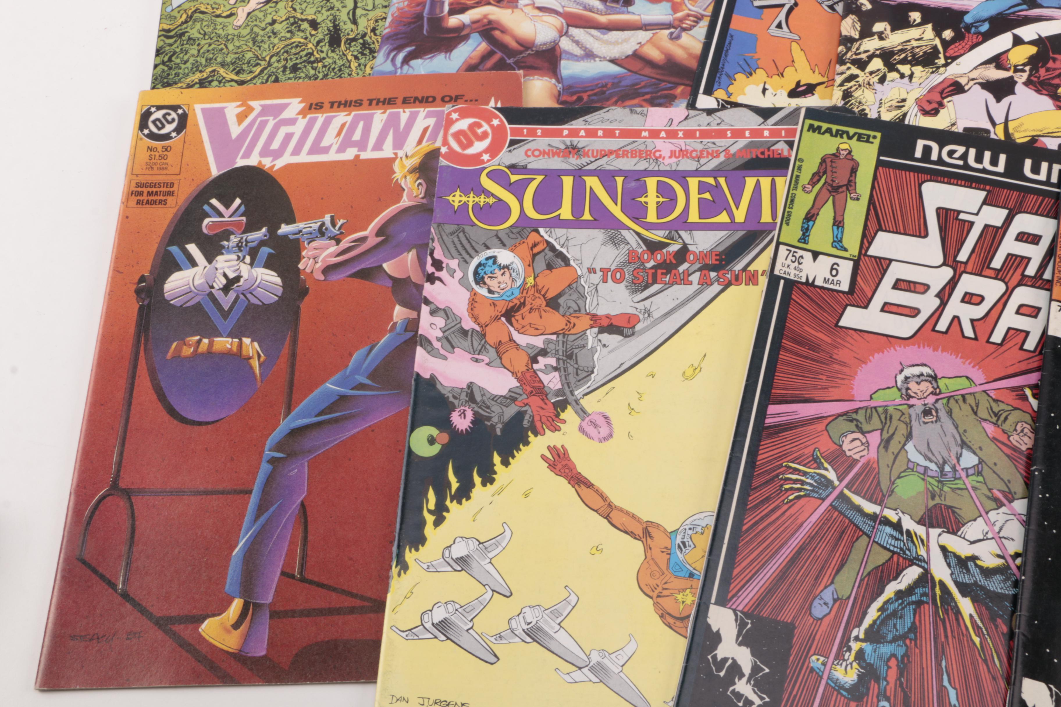 Assorted Comics Featuring "Secret Wars" Issue 8