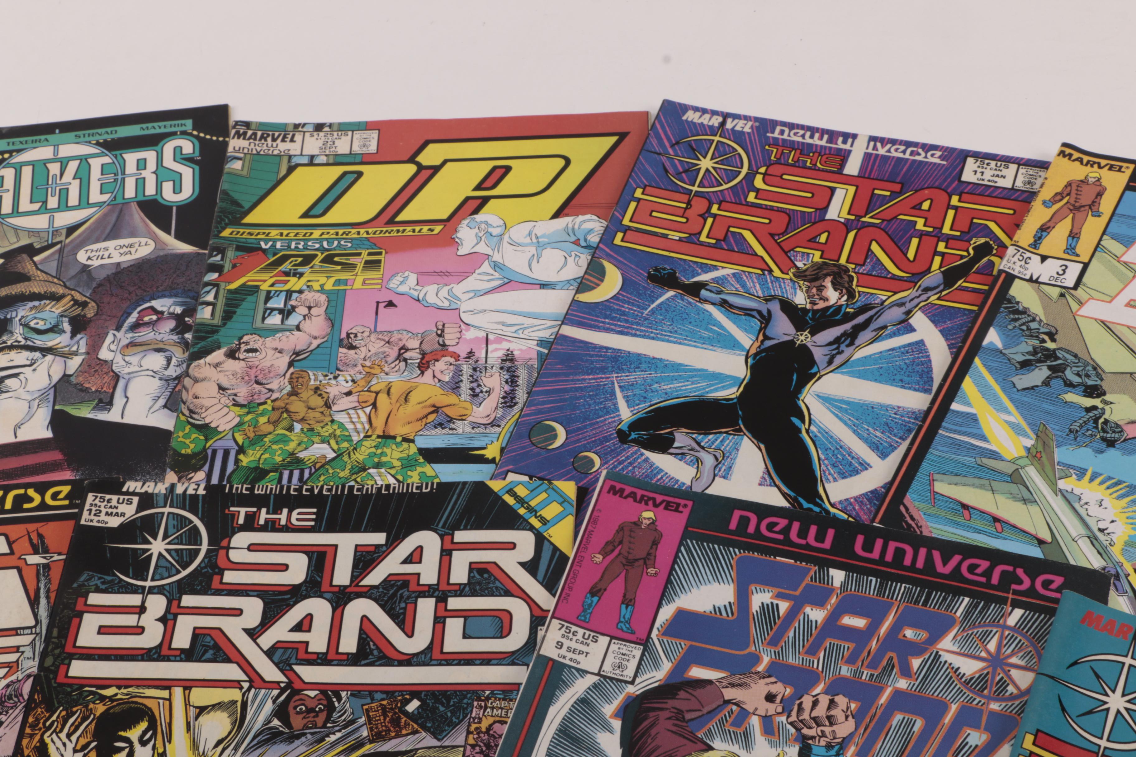 Assorted Comics Featuring "Secret Wars" Issue 8