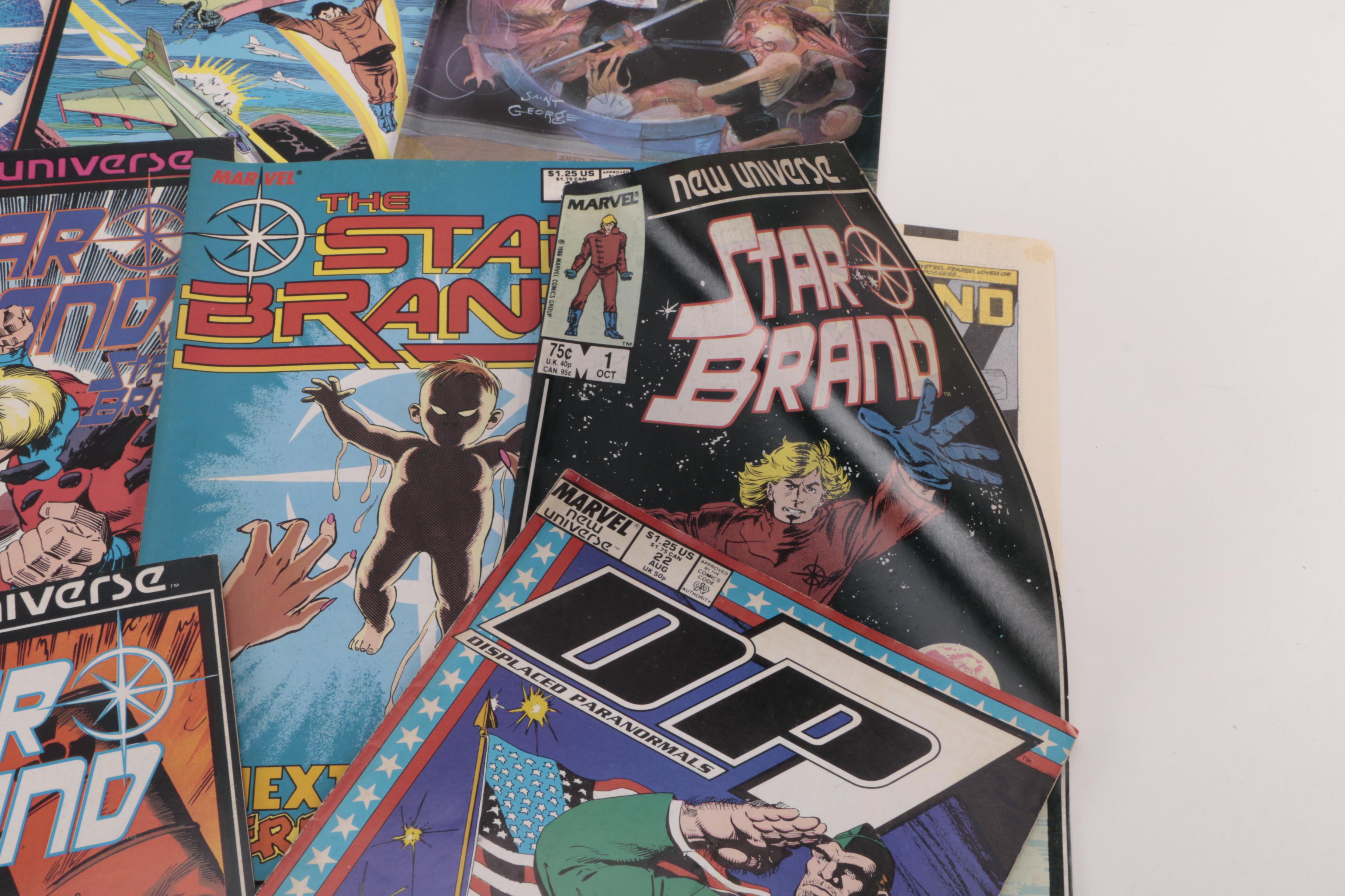 Assorted Comics Featuring "Secret Wars" Issue 8