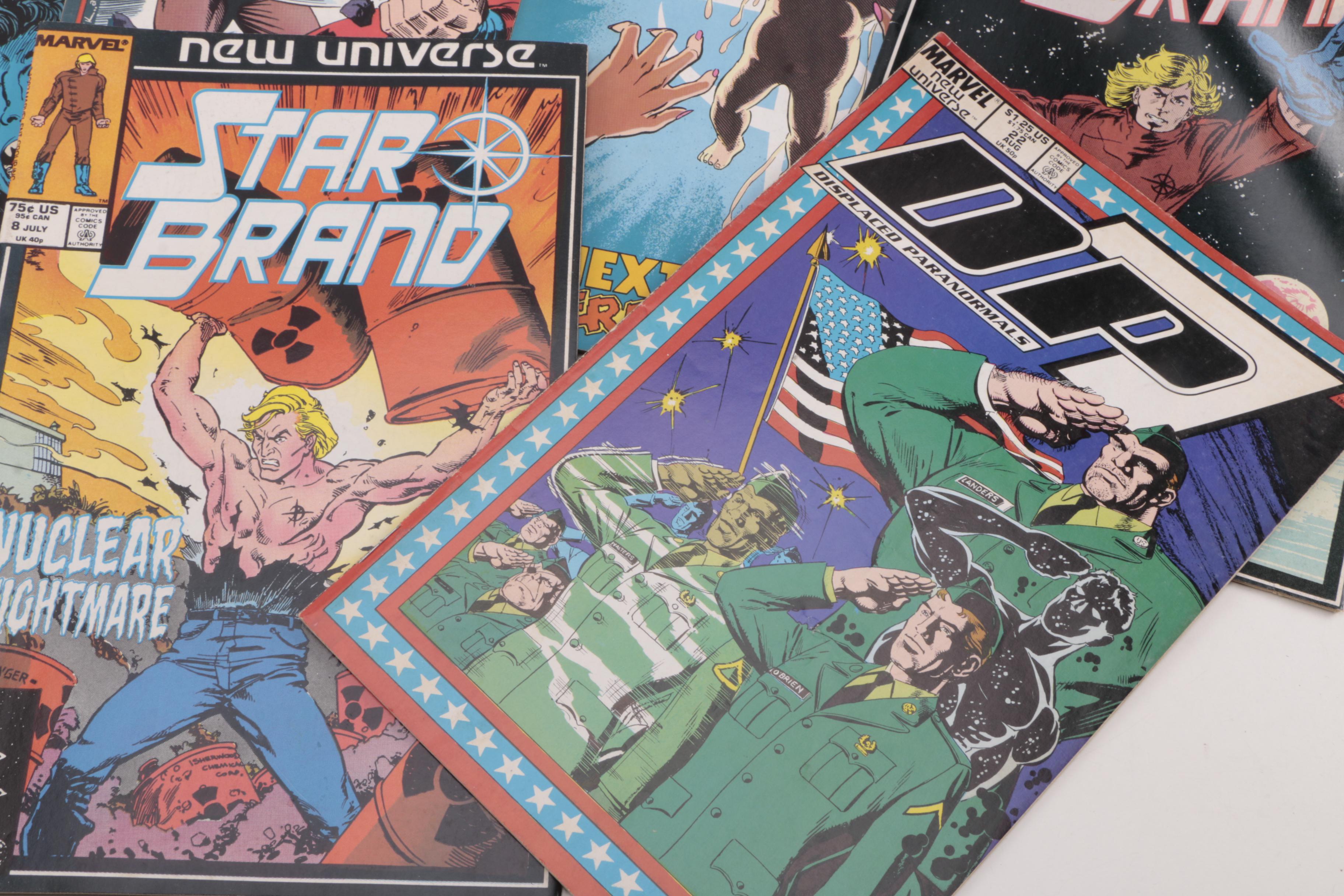 Assorted Comics Featuring "Secret Wars" Issue 8