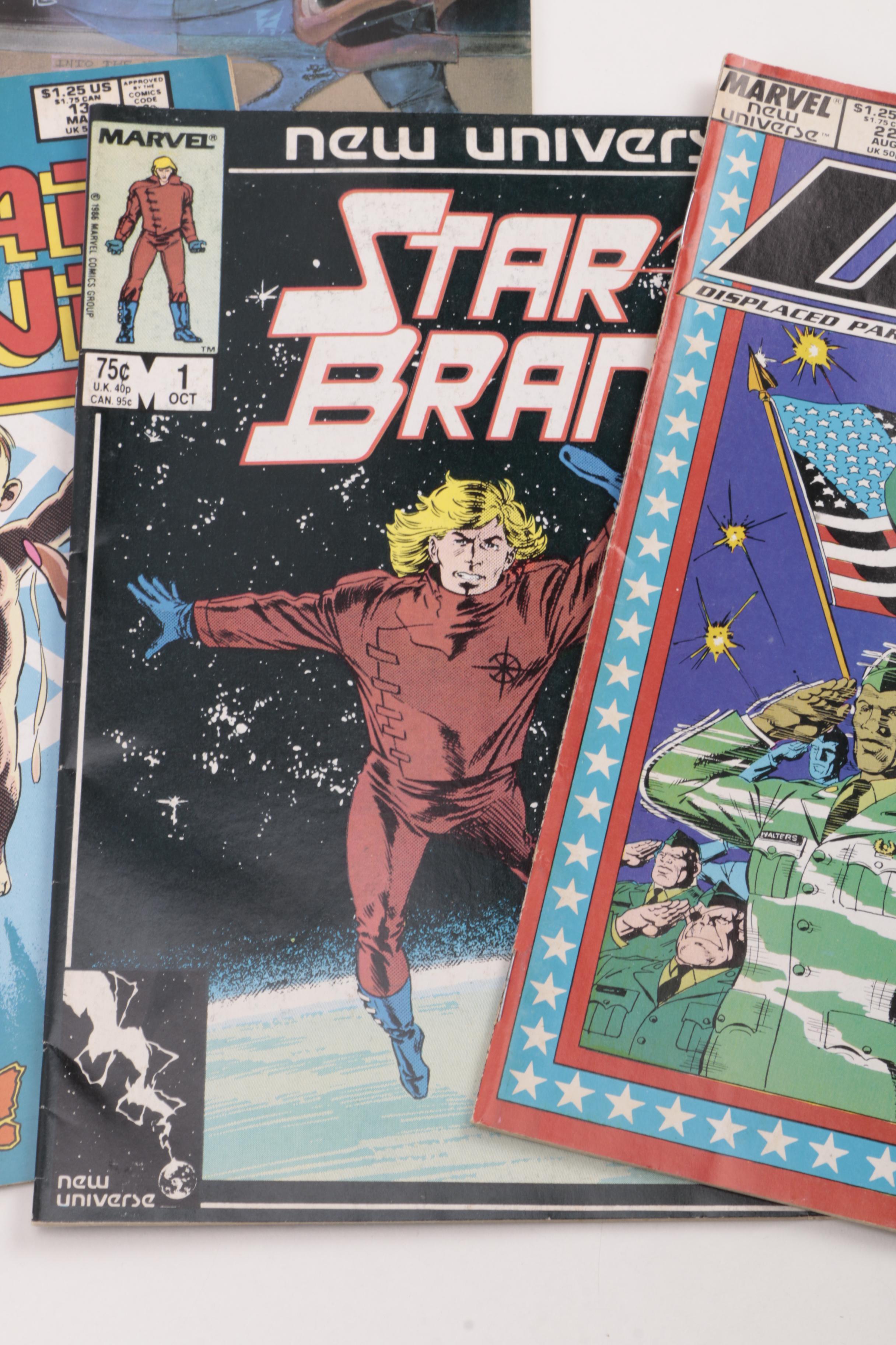 Assorted Comics Featuring "Secret Wars" Issue 8