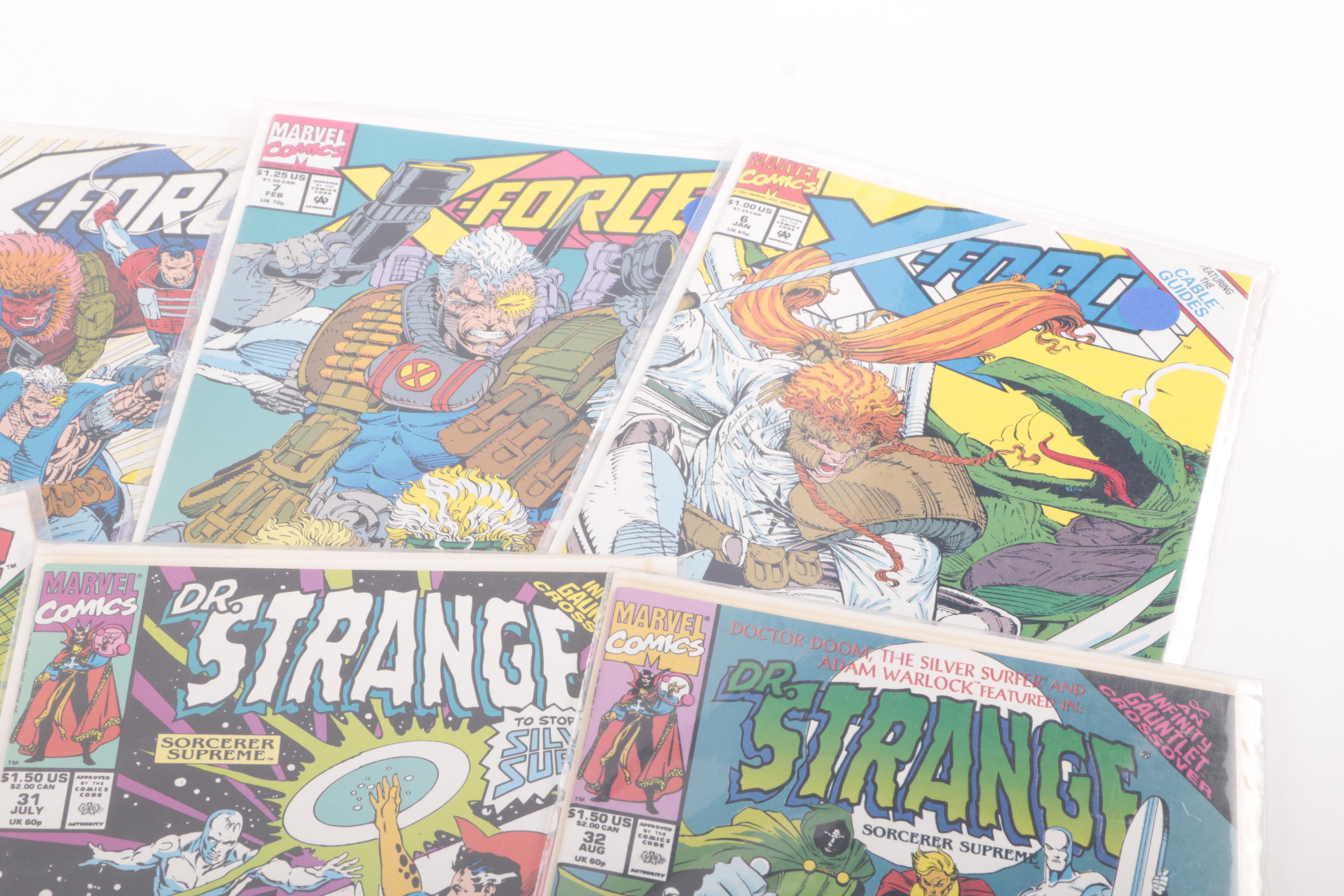 Marvel "X-Force," "Secret Wars," "Dr. Strange" Comics