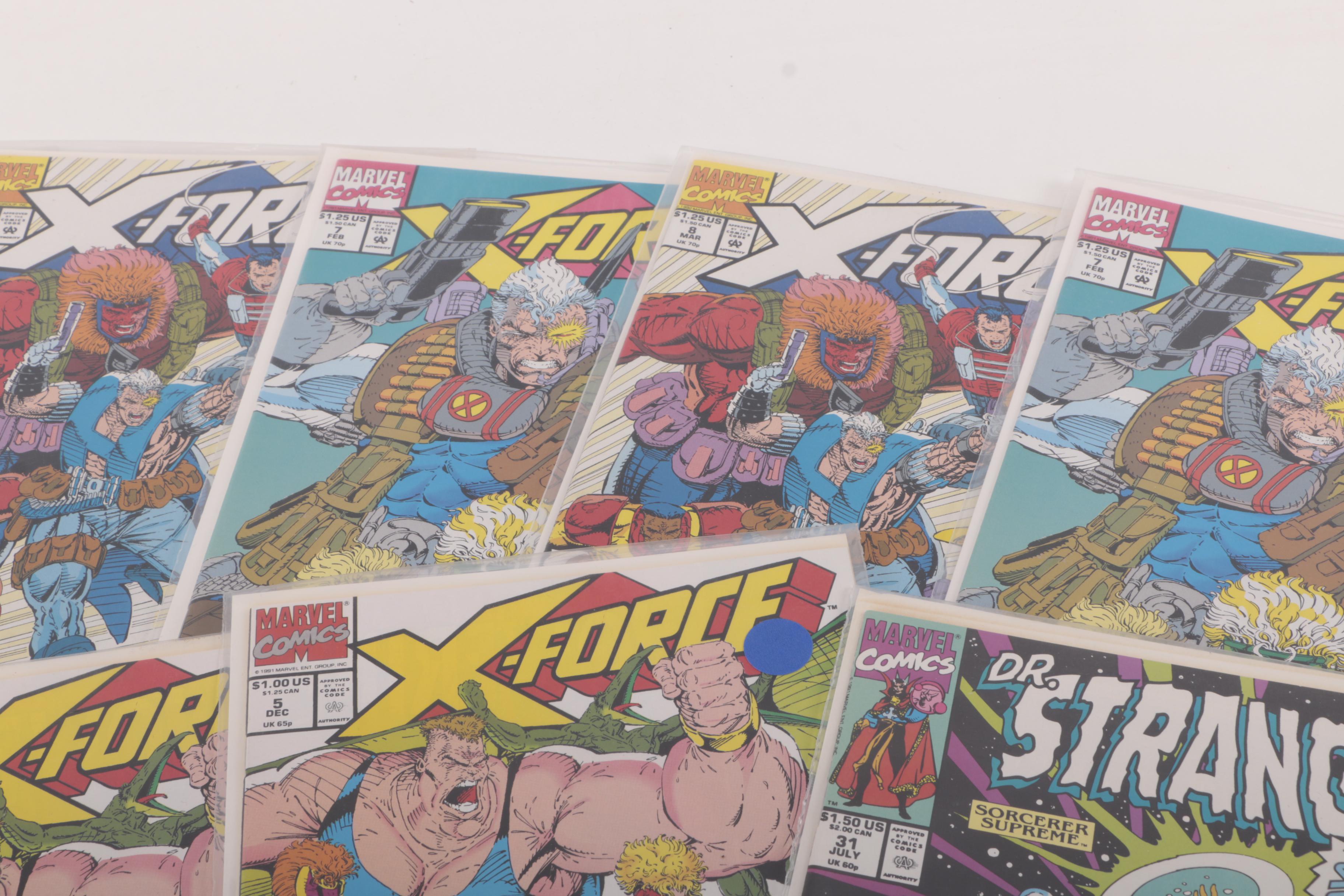 Marvel "X-Force," "Secret Wars," "Dr. Strange" Comics