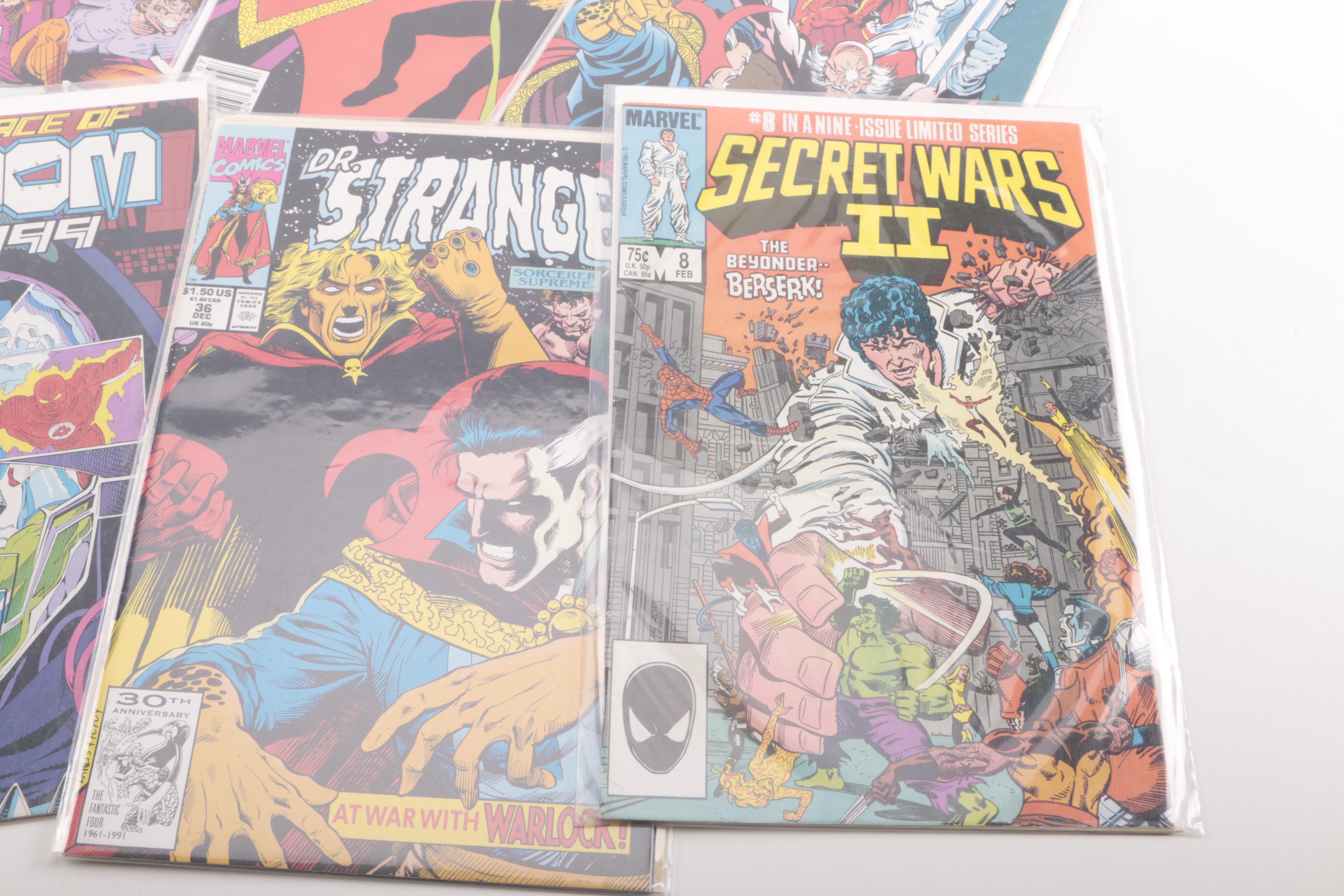 Marvel "X-Force," "Secret Wars," "Dr. Strange" Comics