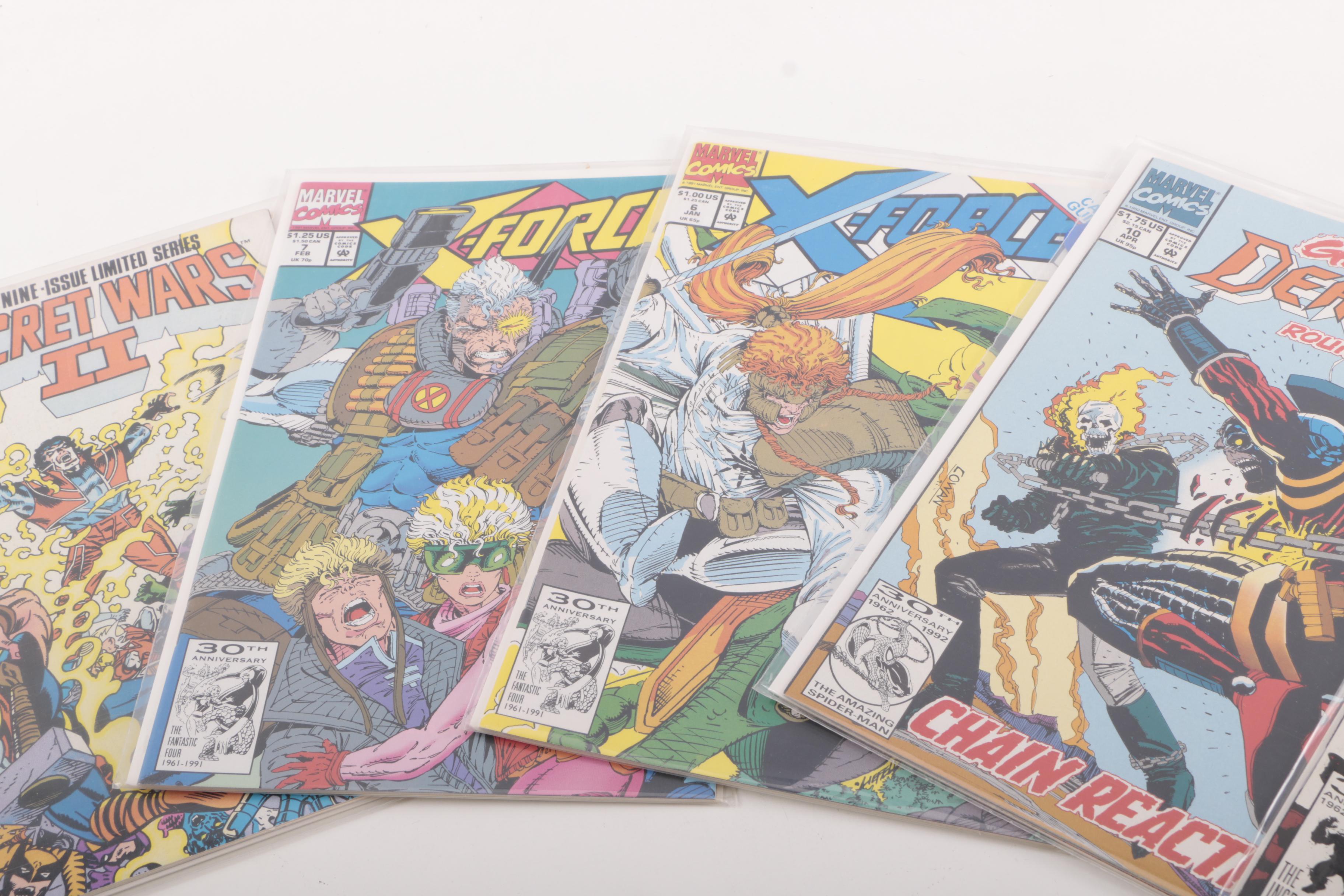 Marvel "X-Force," "Secret Wars," "Dr. Strange" Comics