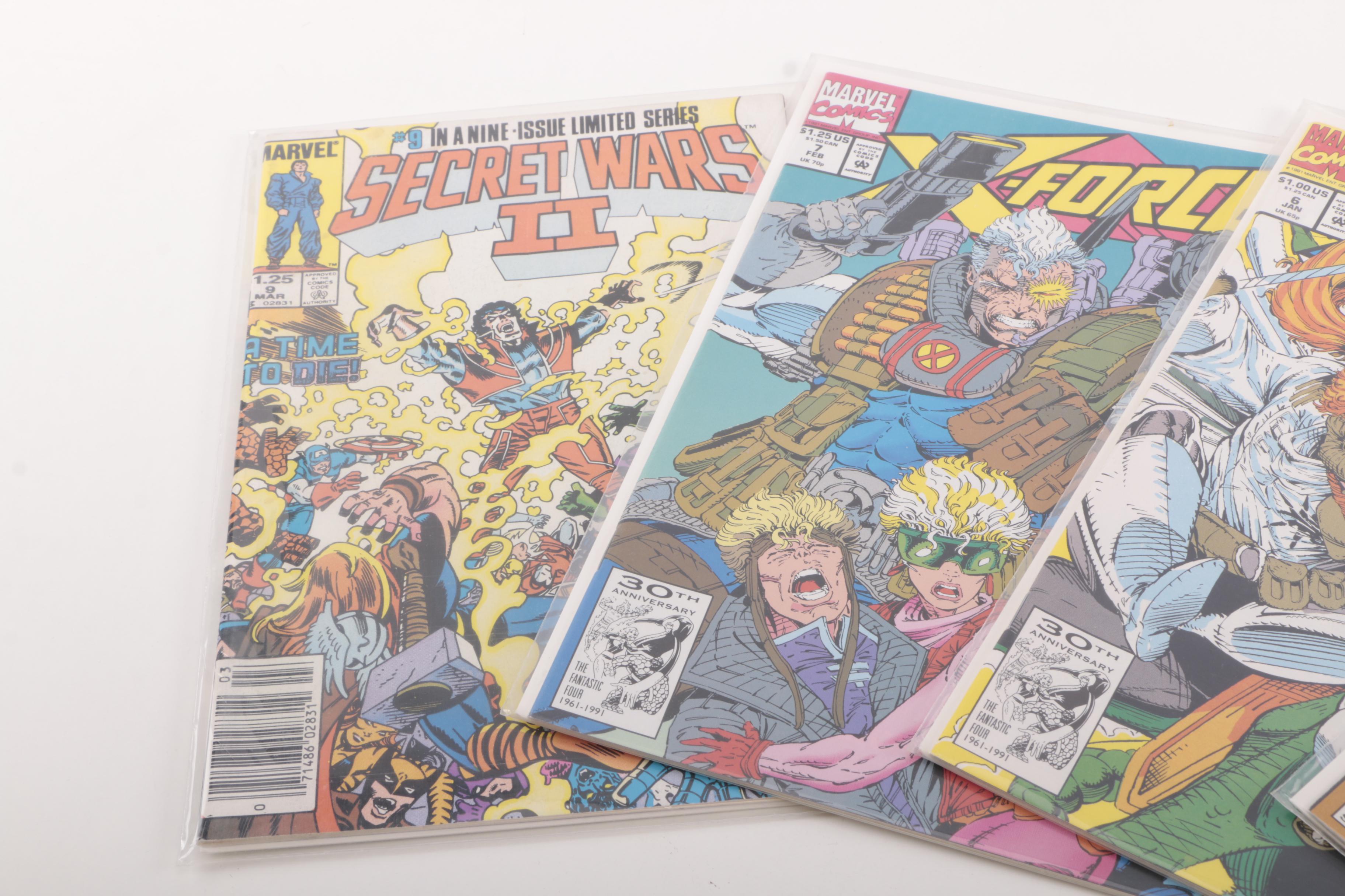 Marvel "X-Force," "Secret Wars," "Dr. Strange" Comics