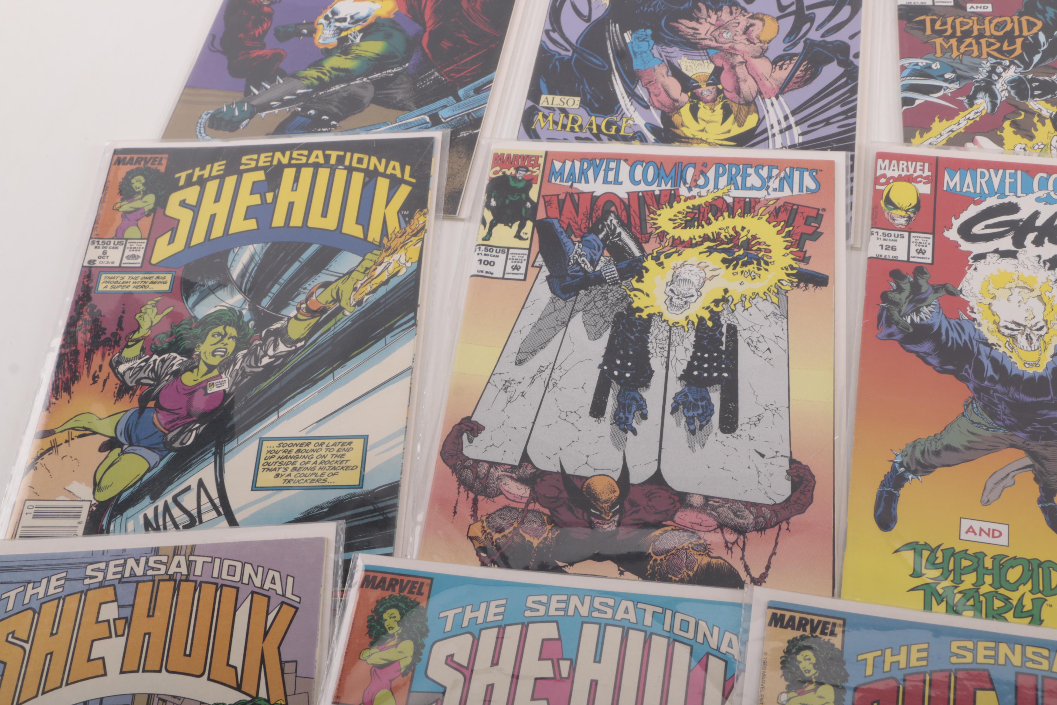 "Marvel Comics Presents" and "Sensational She-Hulk" Comic Books