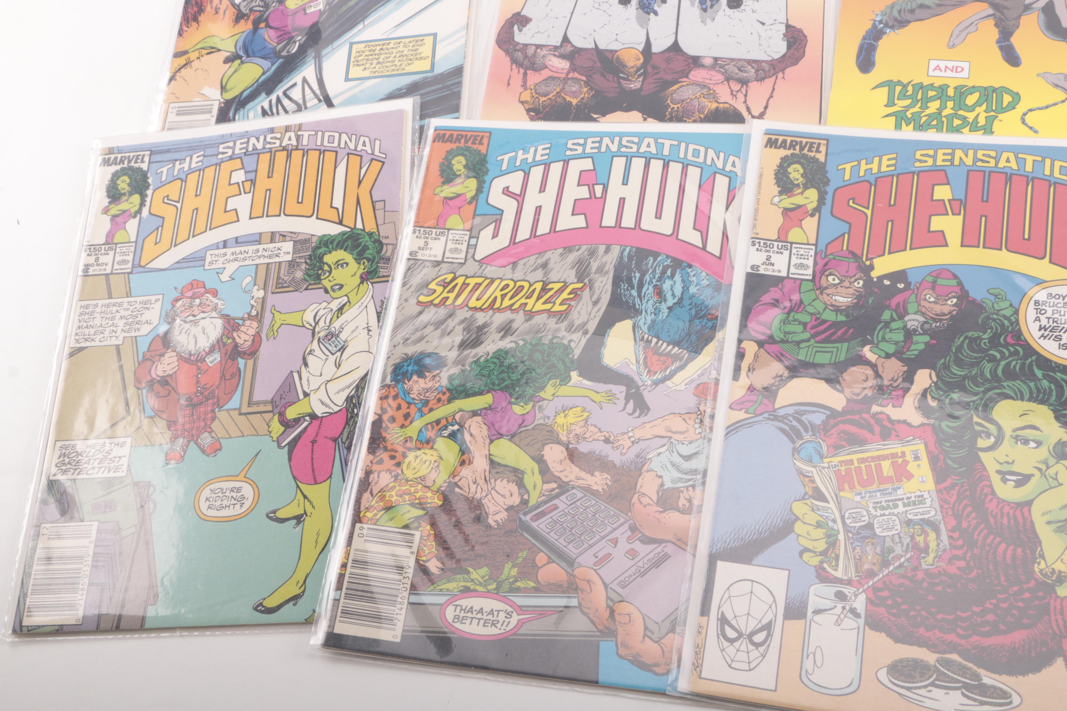"Marvel Comics Presents" and "Sensational She-Hulk" Comic Books