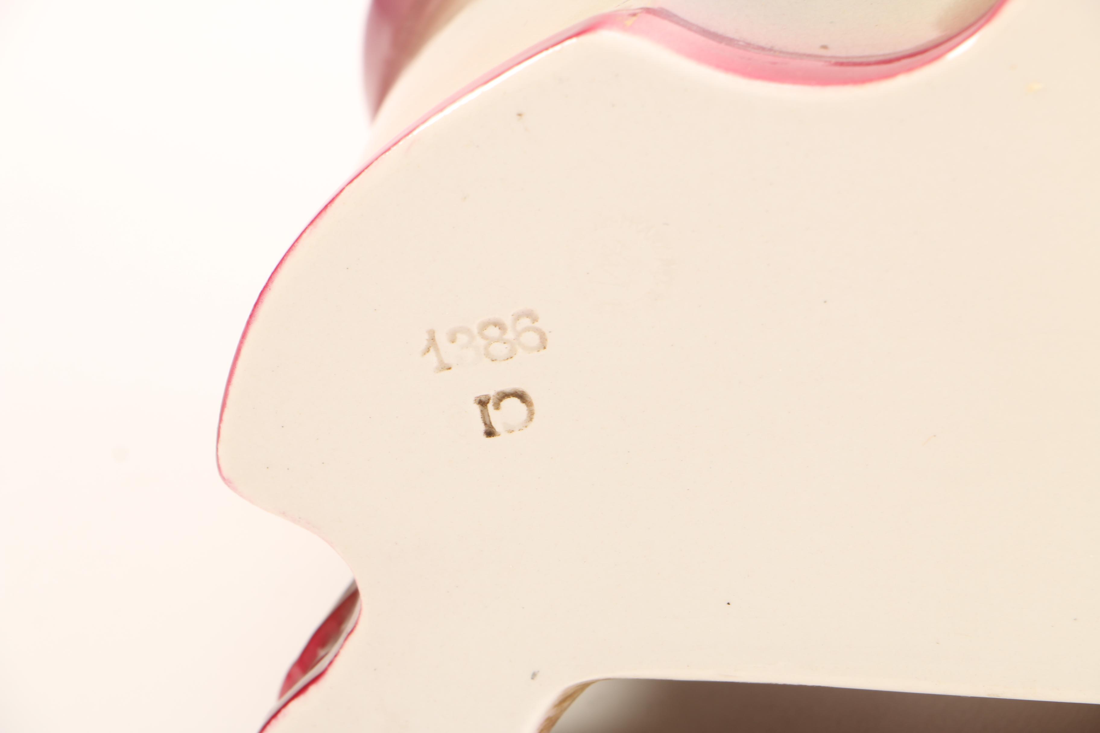 Royal Bonn "La Rambla" and Ansonia Porcelain Mantel Clock