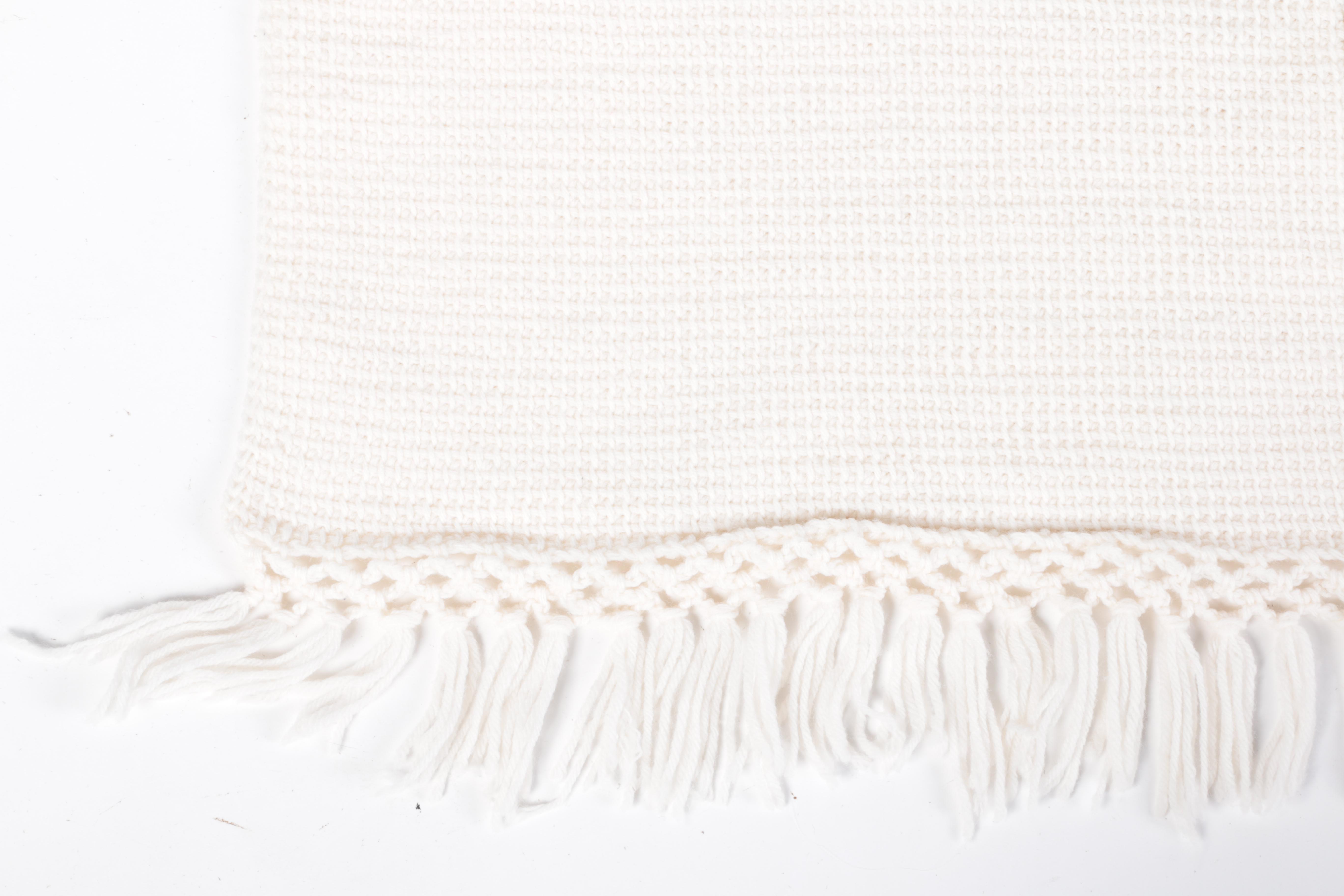 Purple Floral Crochet Blanket and Pillow