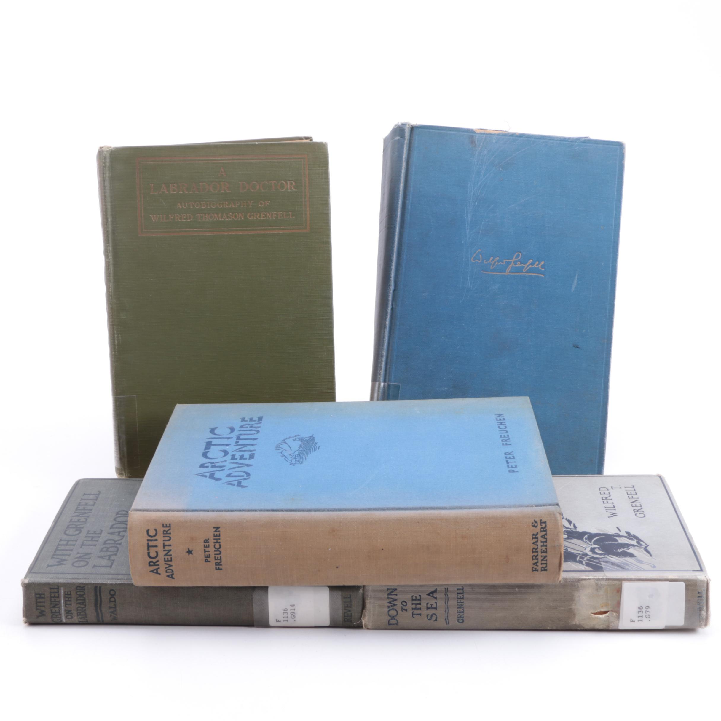 1910s–1930s Arctic Exploration Narratives Including Sir Wilfred Grenfell