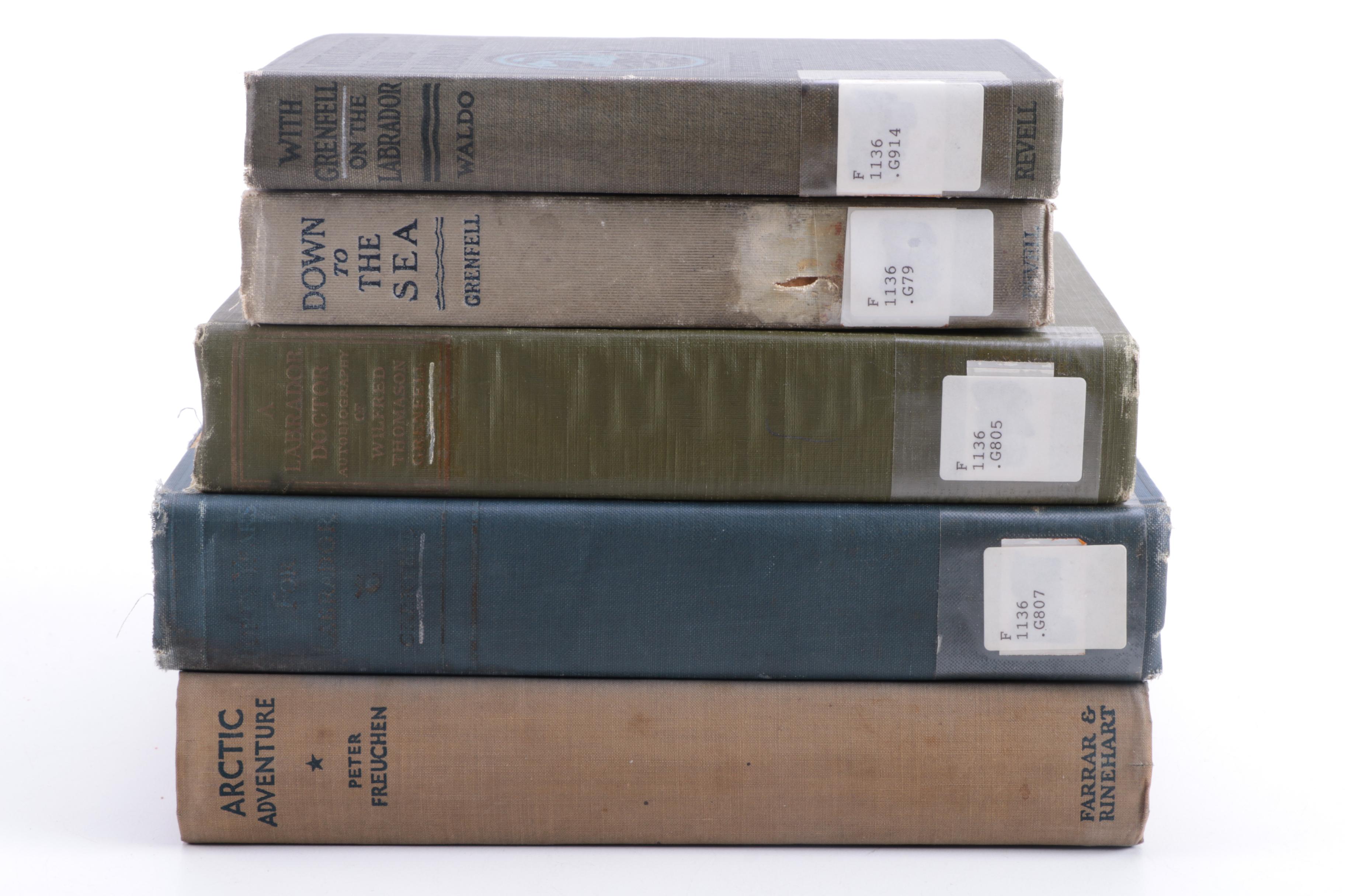 1910s–1930s Arctic Exploration Narratives Including Sir Wilfred Grenfell