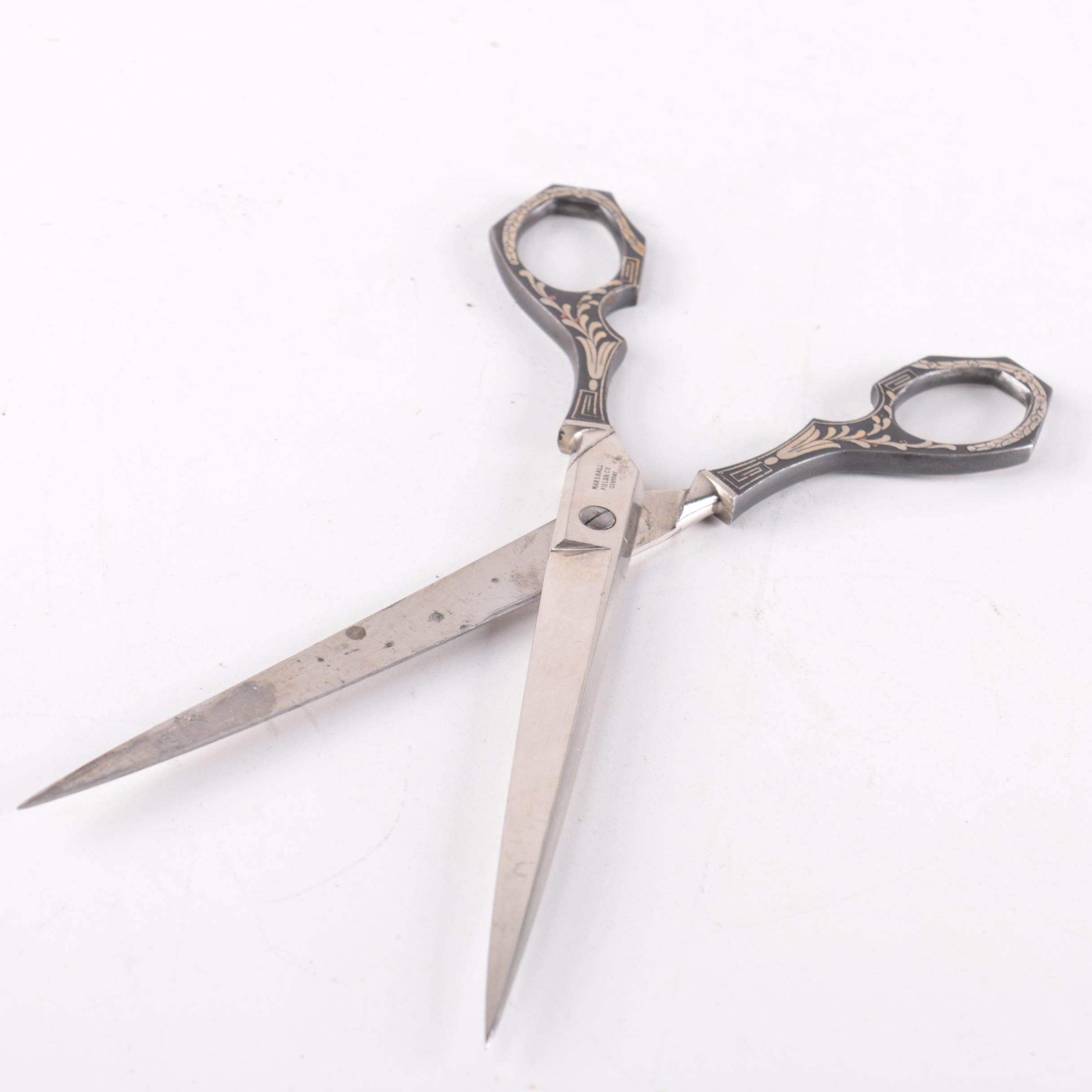 Vintage Marshall Field & Co. Scissor and Letter Opener Set