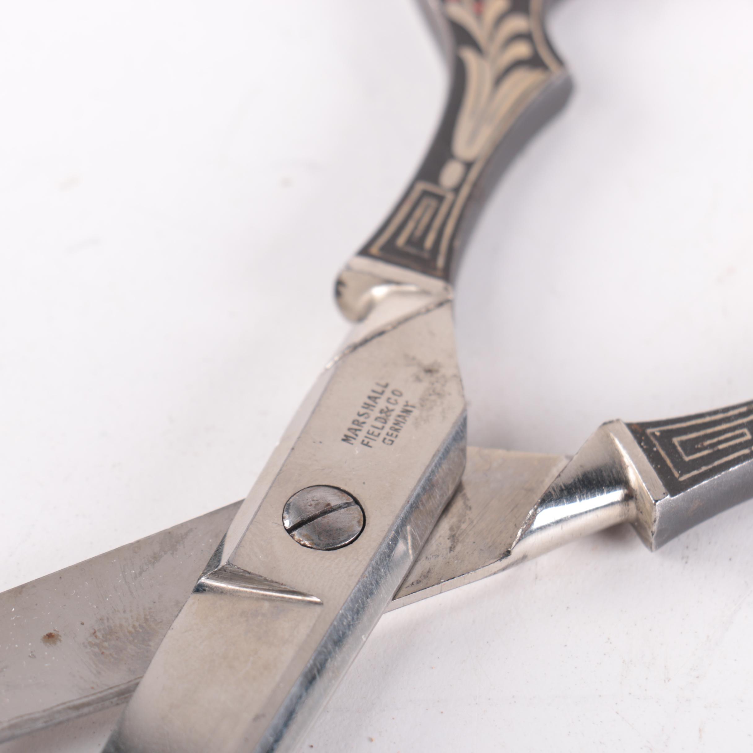 Vintage Marshall Field & Co. Scissor and Letter Opener Set