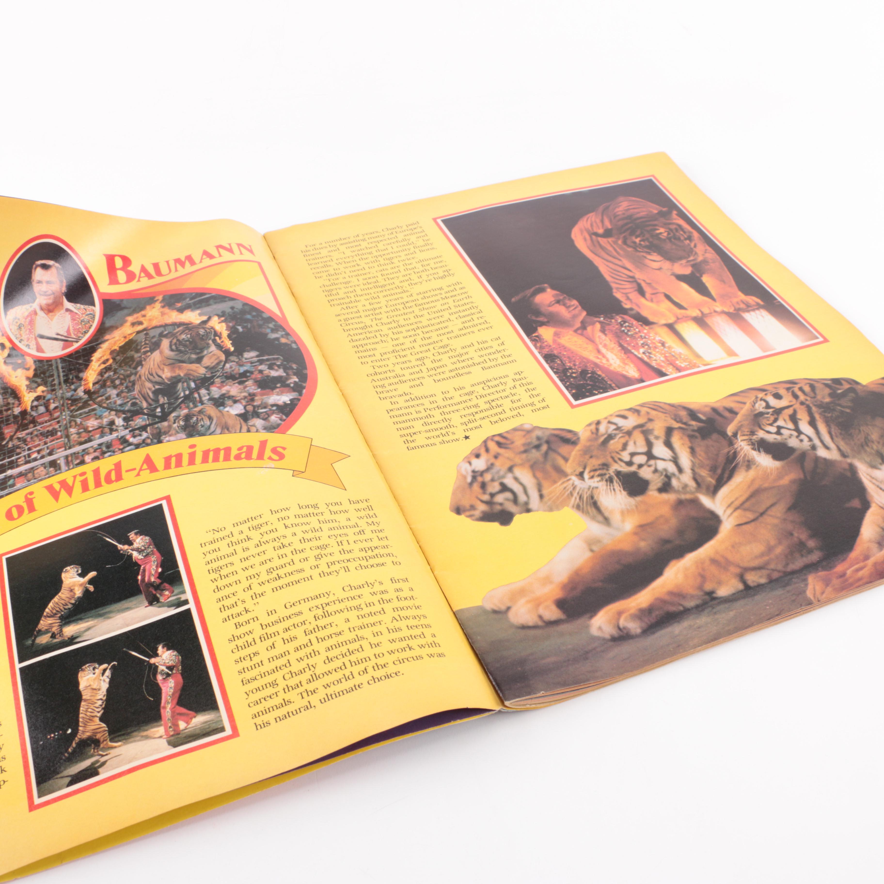 Five Issues of "Ringling Bros. and Barnum & Bailey Circus" Magazines