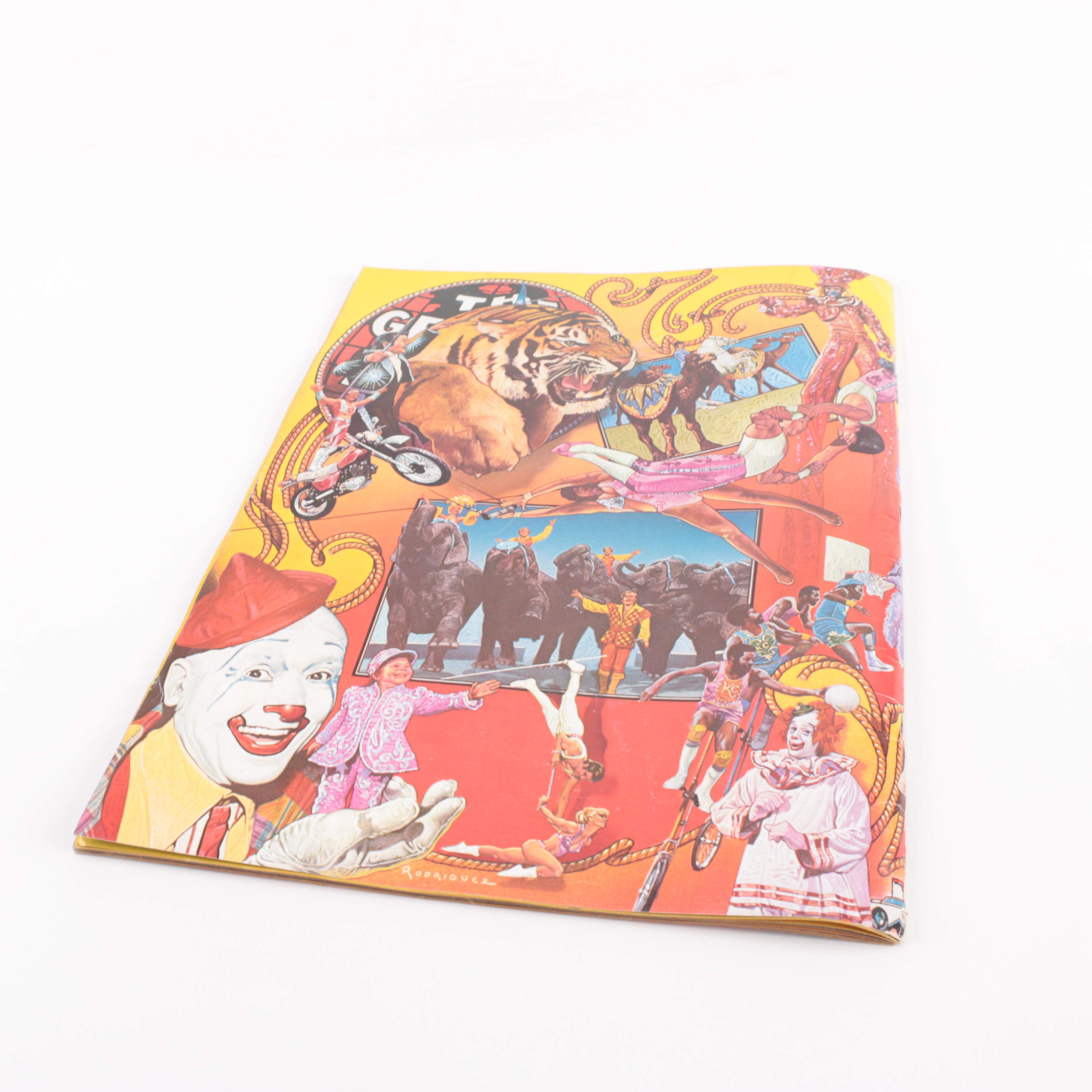 Five Issues of "Ringling Bros. and Barnum & Bailey Circus" Magazines