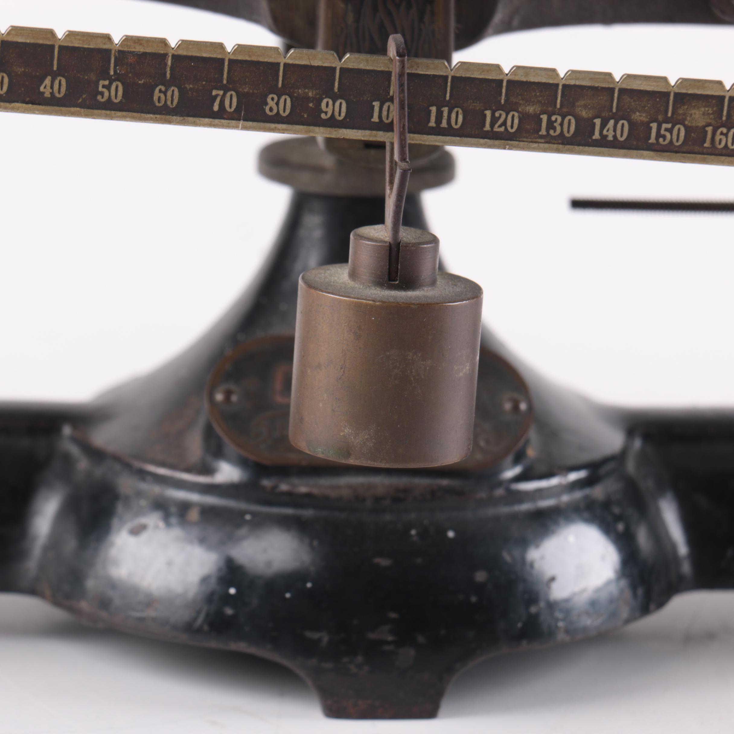 Vintage Ohaus Balance Scale with Weights