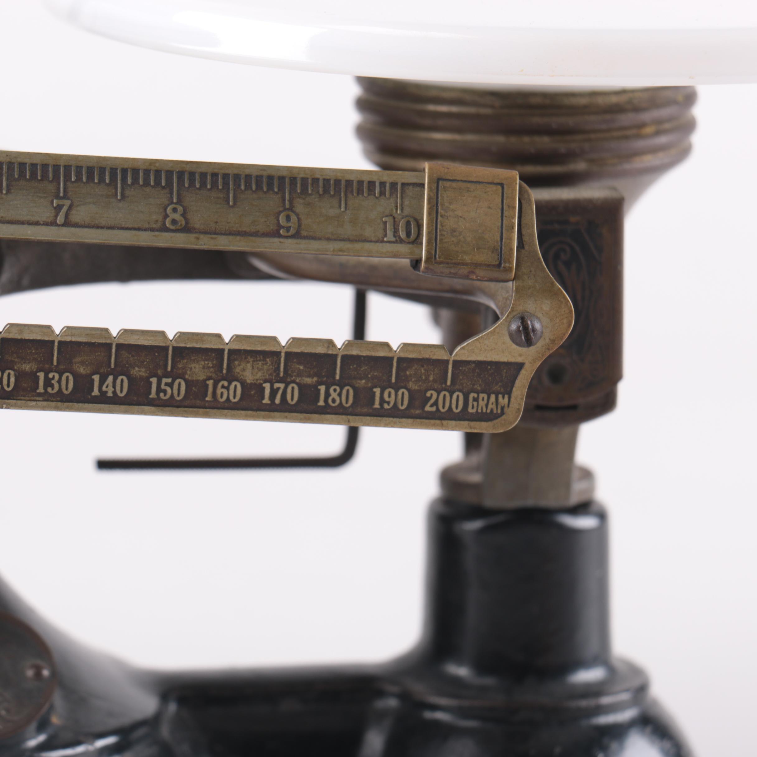 Vintage Ohaus Balance Scale with Weights