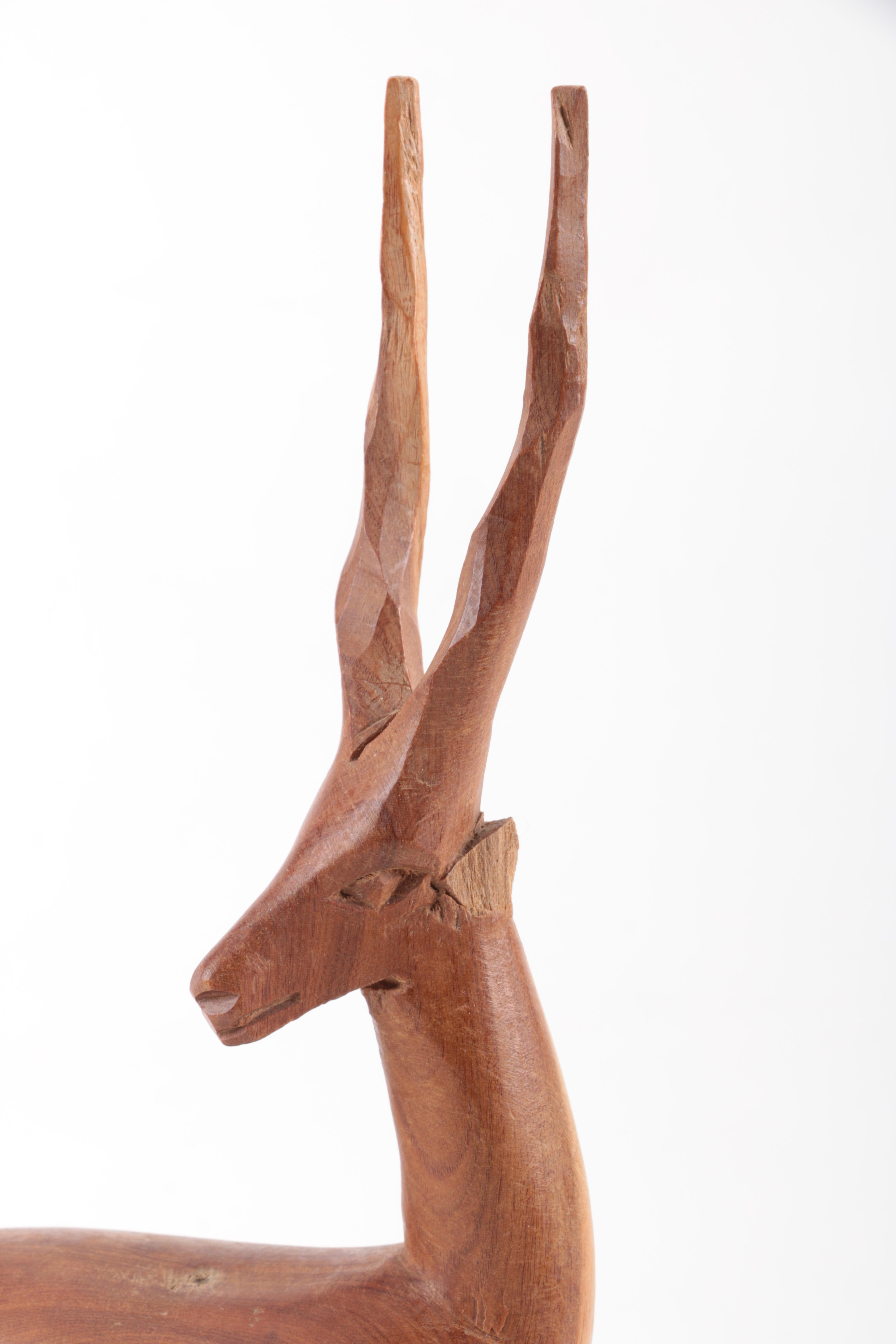 Wooden African Animal Figurines