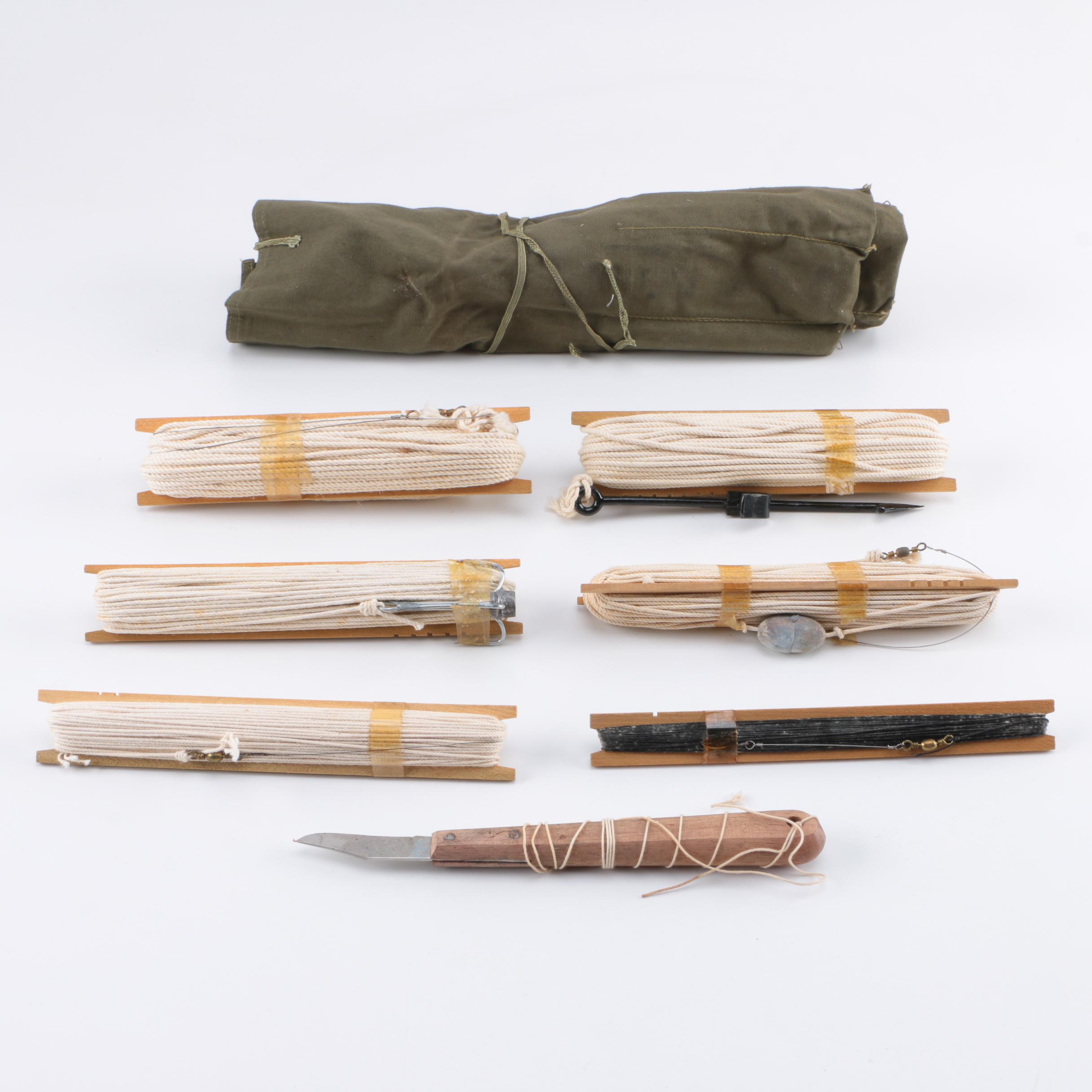 World War II United States Navy Emergency Survival Fishing Kit