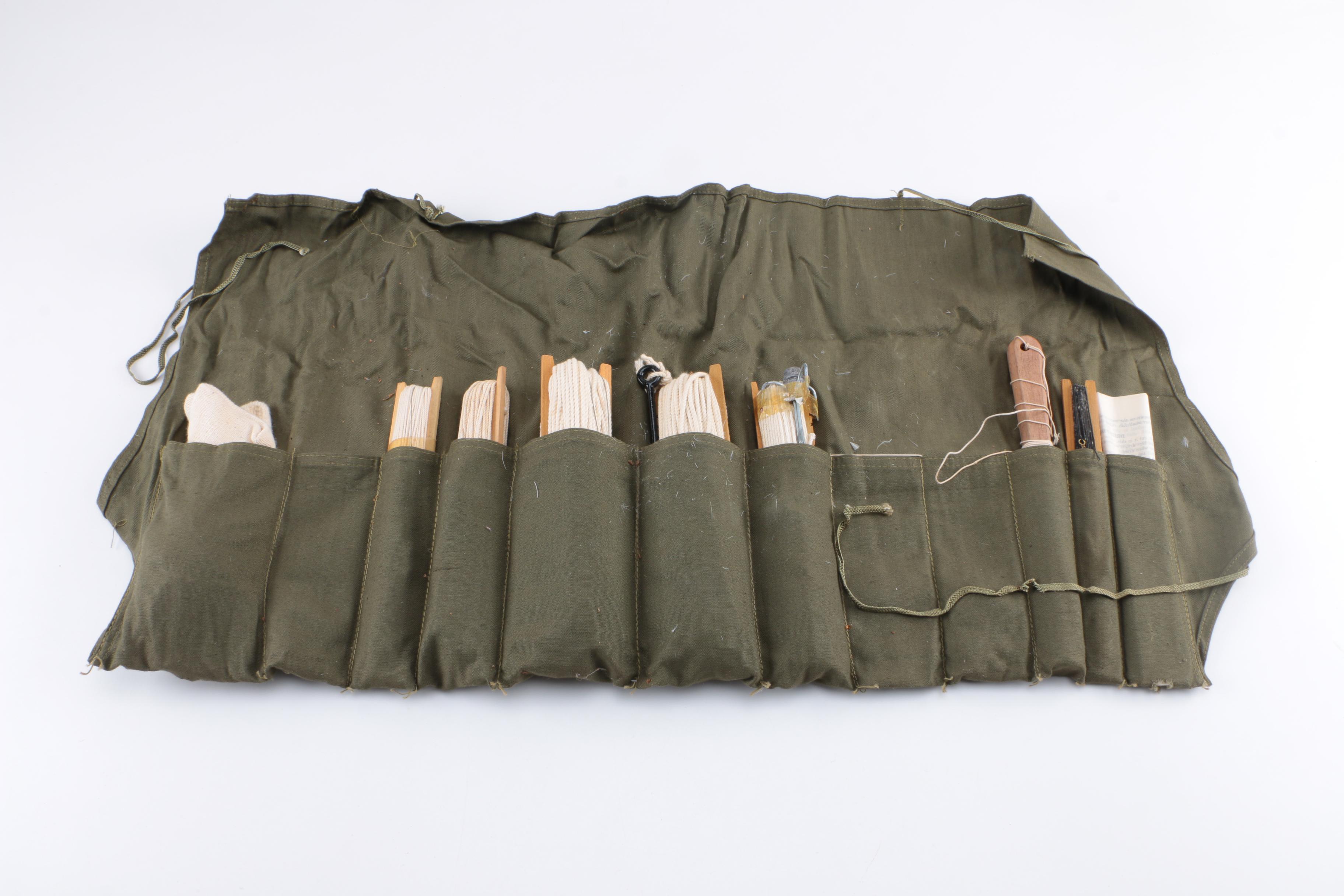 World War II United States Navy Emergency Survival Fishing Kit