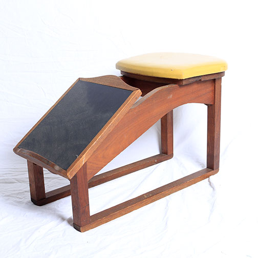 Vintage Retail Shoe Salesman's Fitting Stool