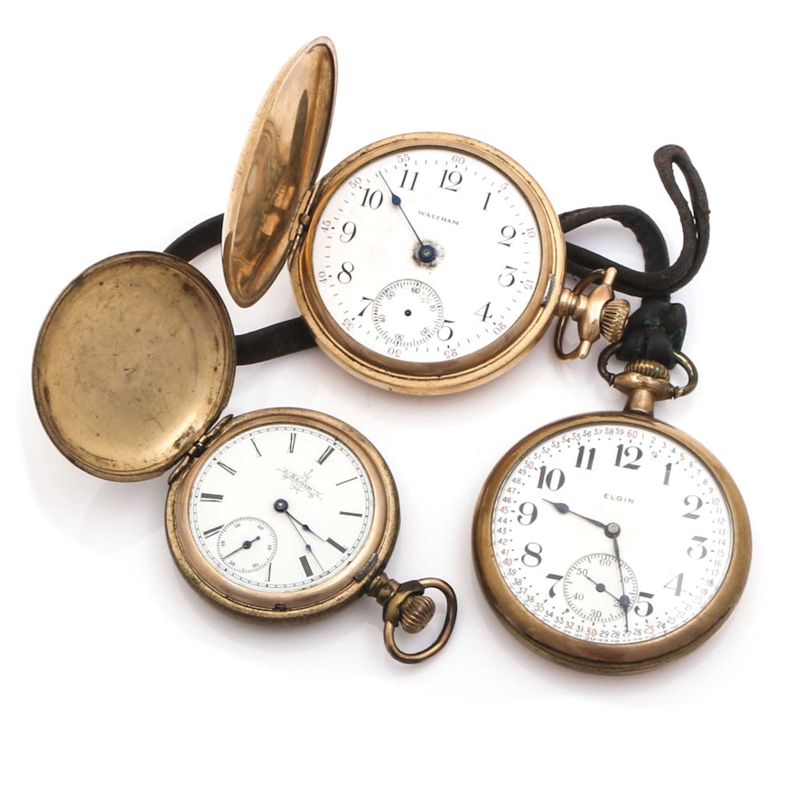 Assortment of Vintage Pocket Watches