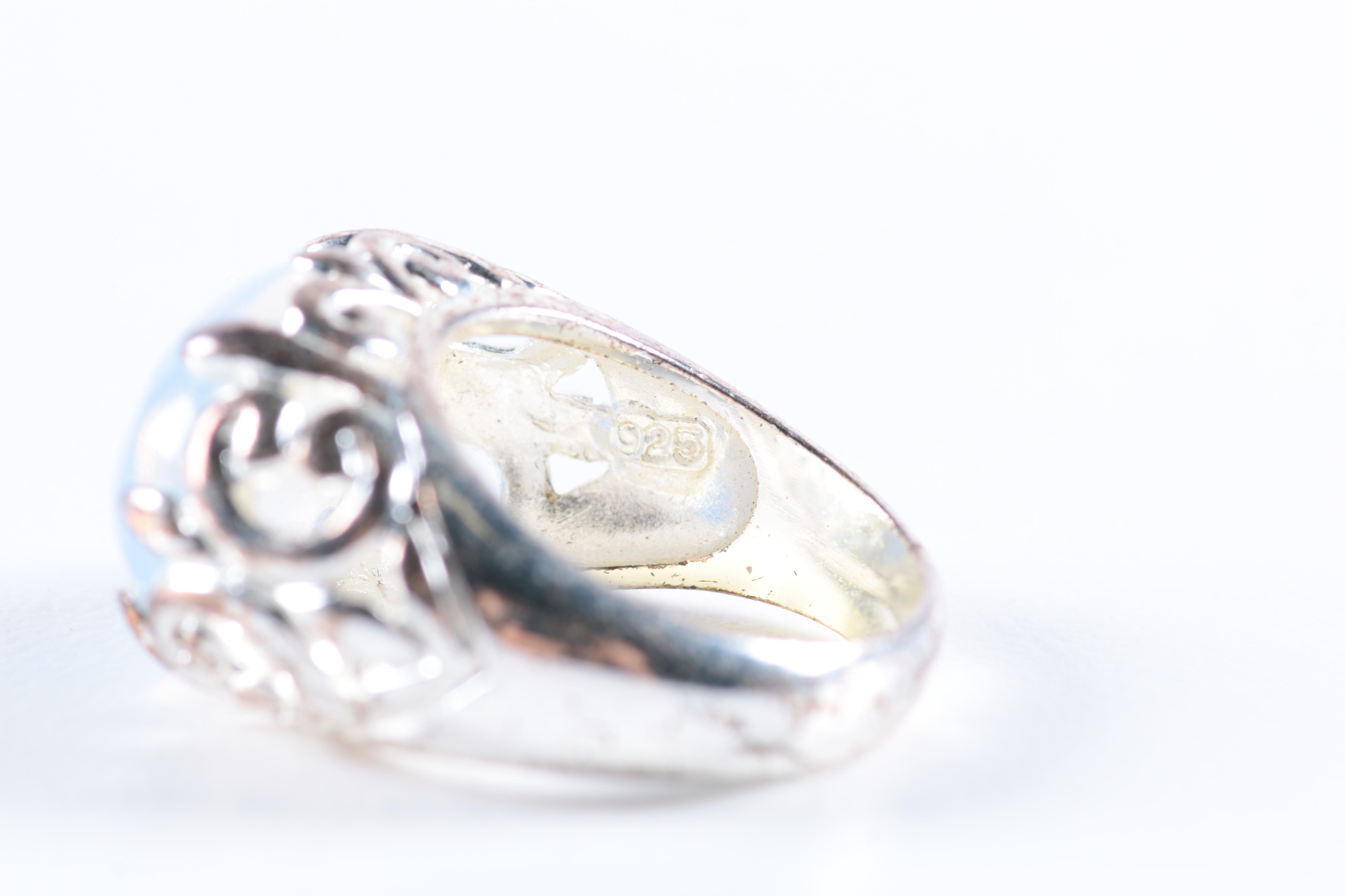 Assortment of Sterling Silver Gemstone Jewelry