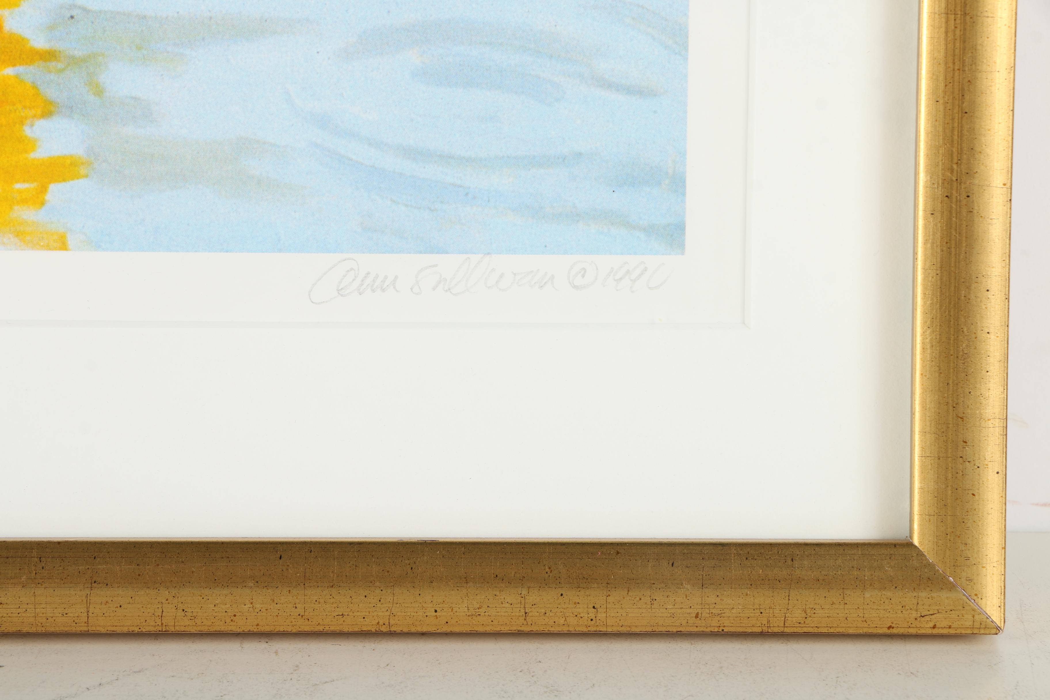 Ann Sullivan Signed Limited Edition Offset Lithograph "Two Boys"