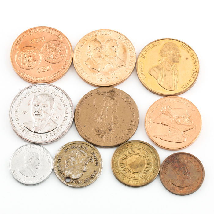 Group of (10) Assorted Medallions