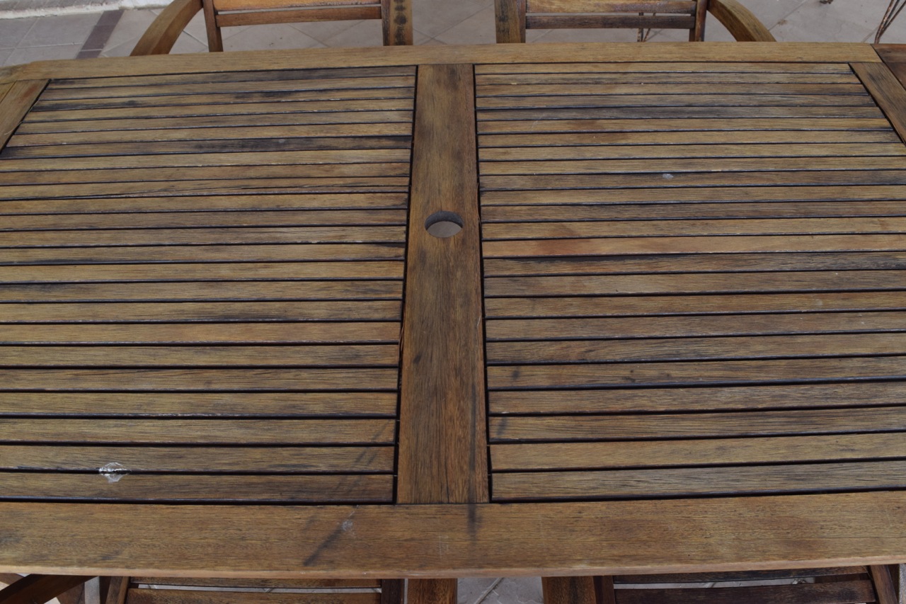 Teak Patio Dining Set by Jutlandia