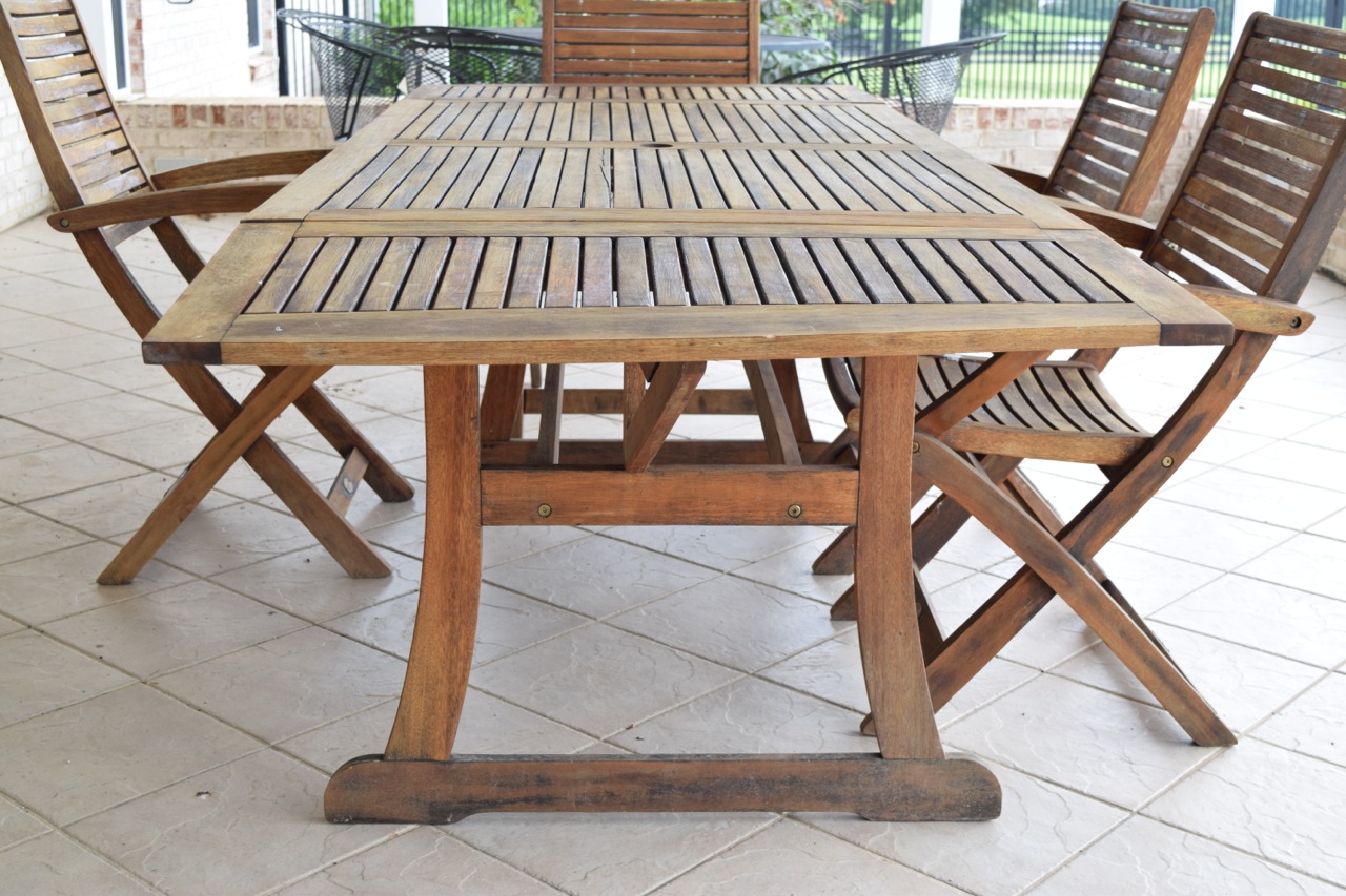 Teak Patio Dining Set by Jutlandia