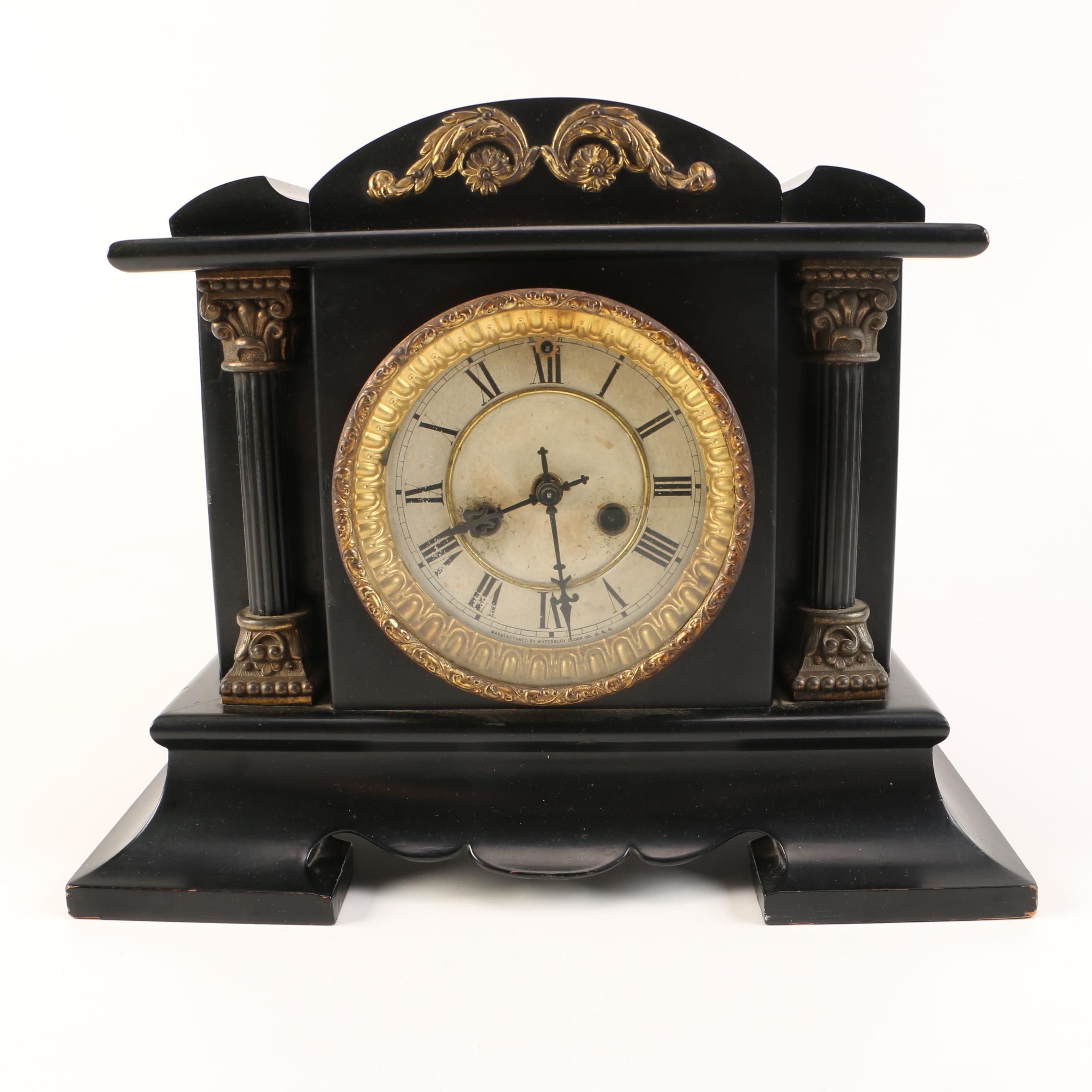 A Waterbury Mantle Clock