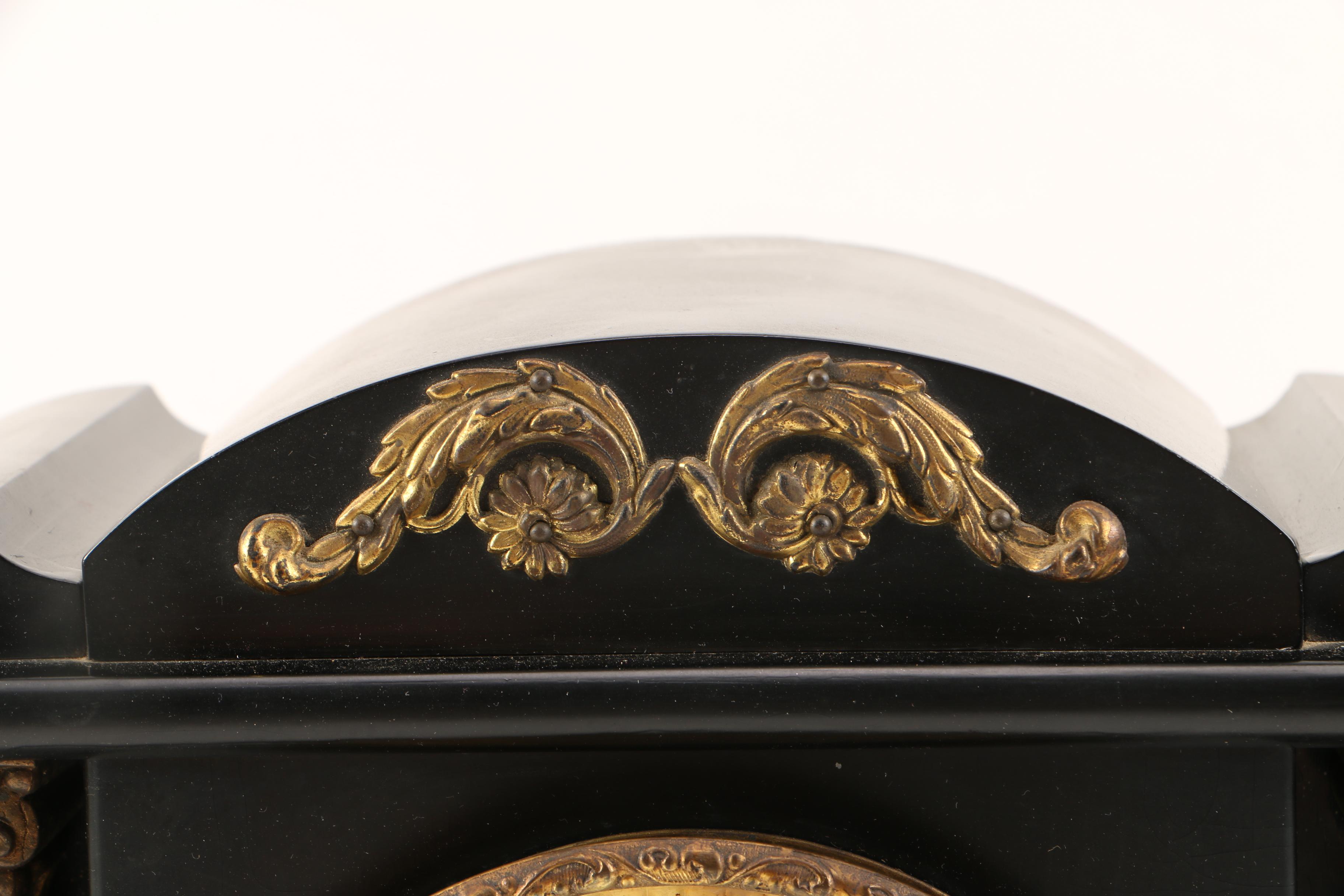 A Waterbury Mantle Clock