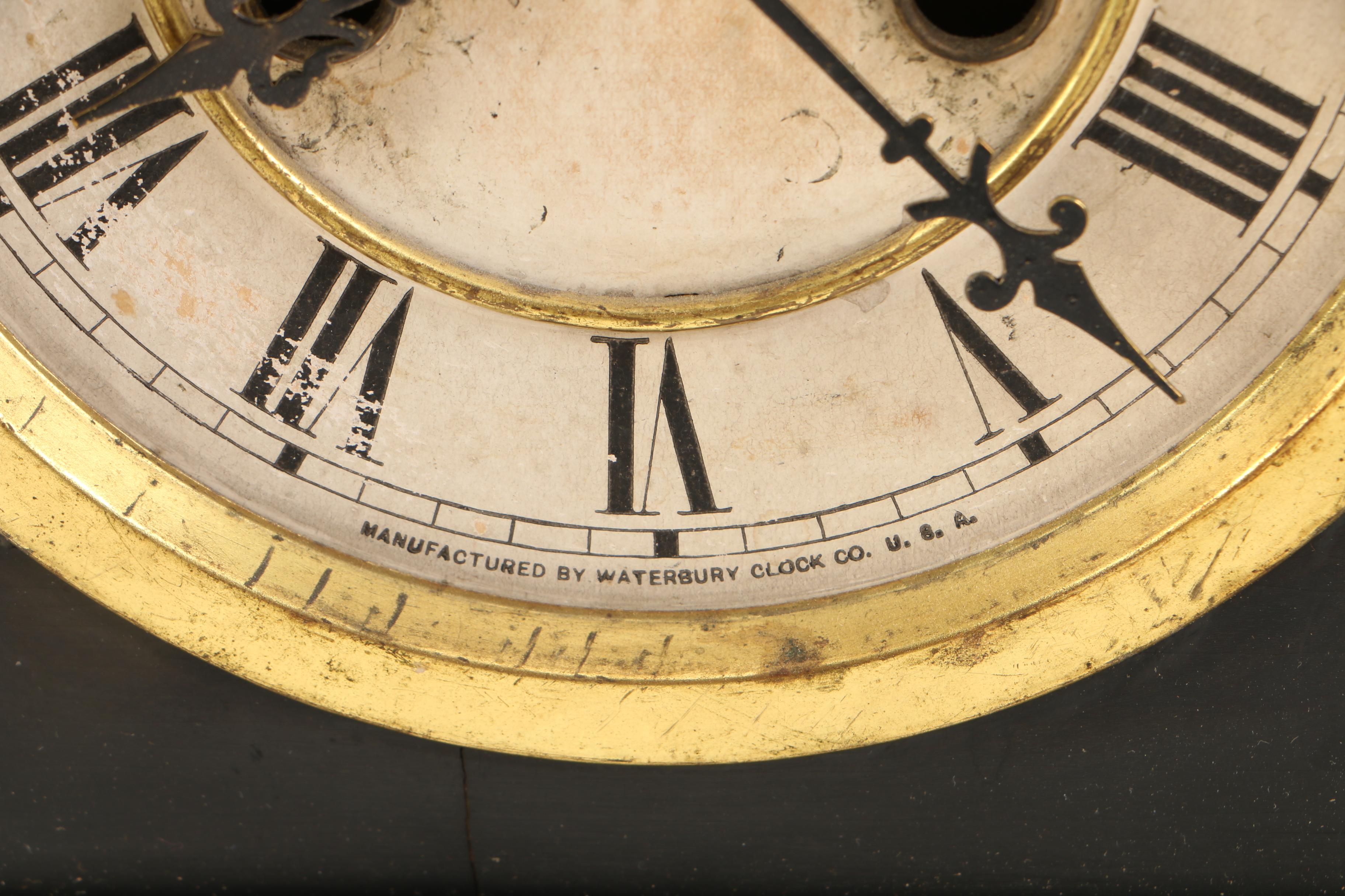 A Waterbury Mantle Clock