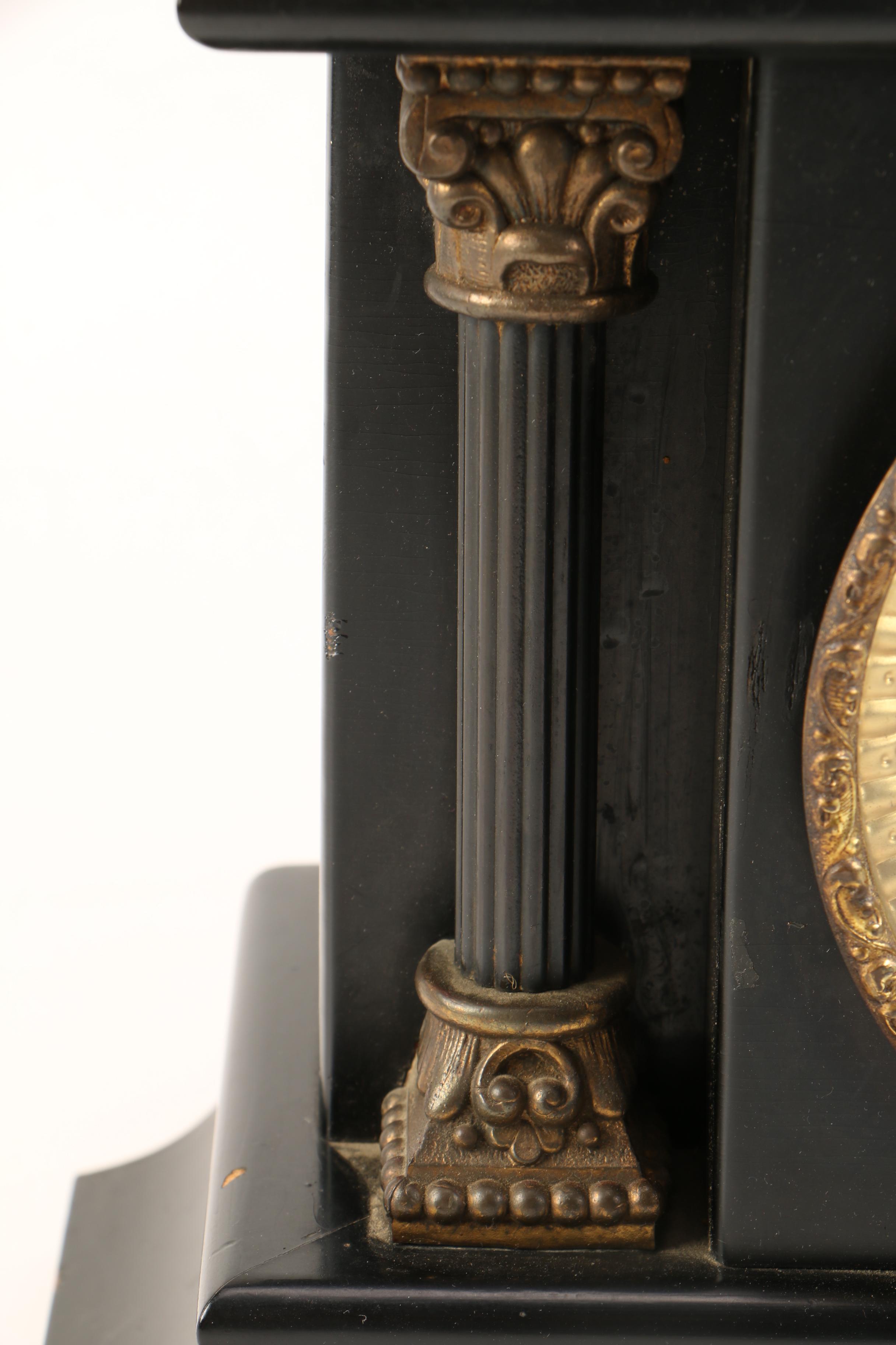 A Waterbury Mantle Clock