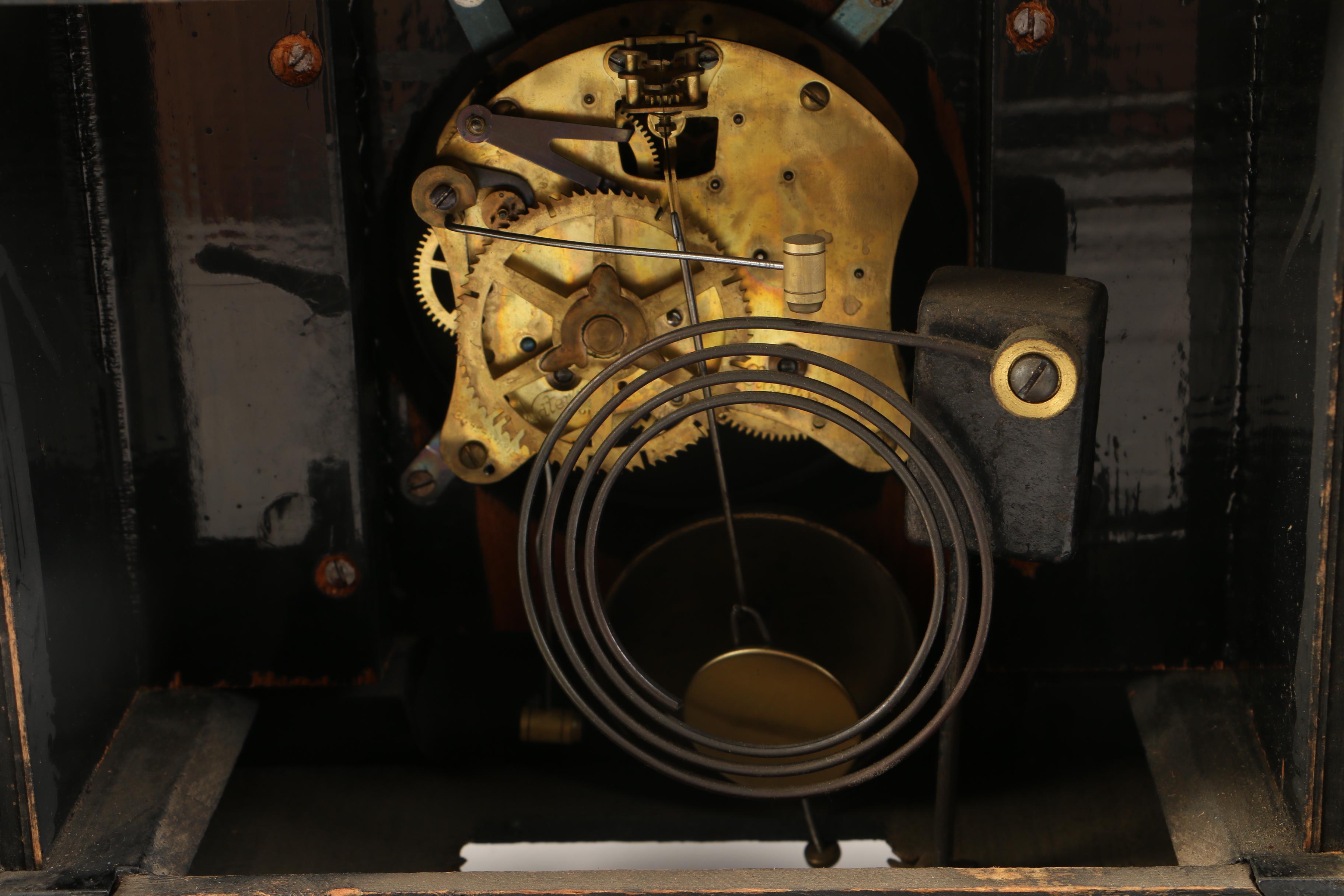 A Waterbury Mantle Clock