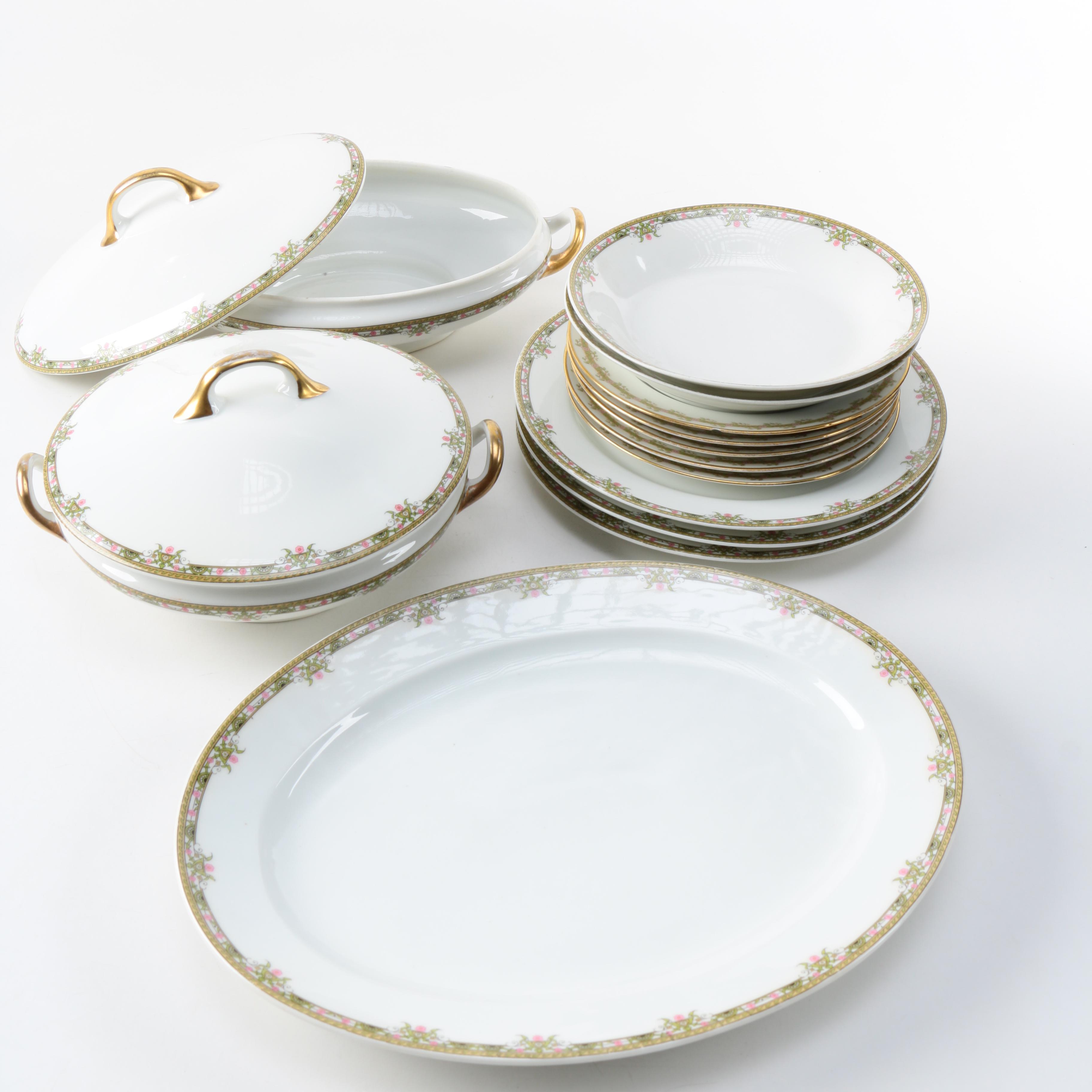 Limoges France Assorted Serving Ware