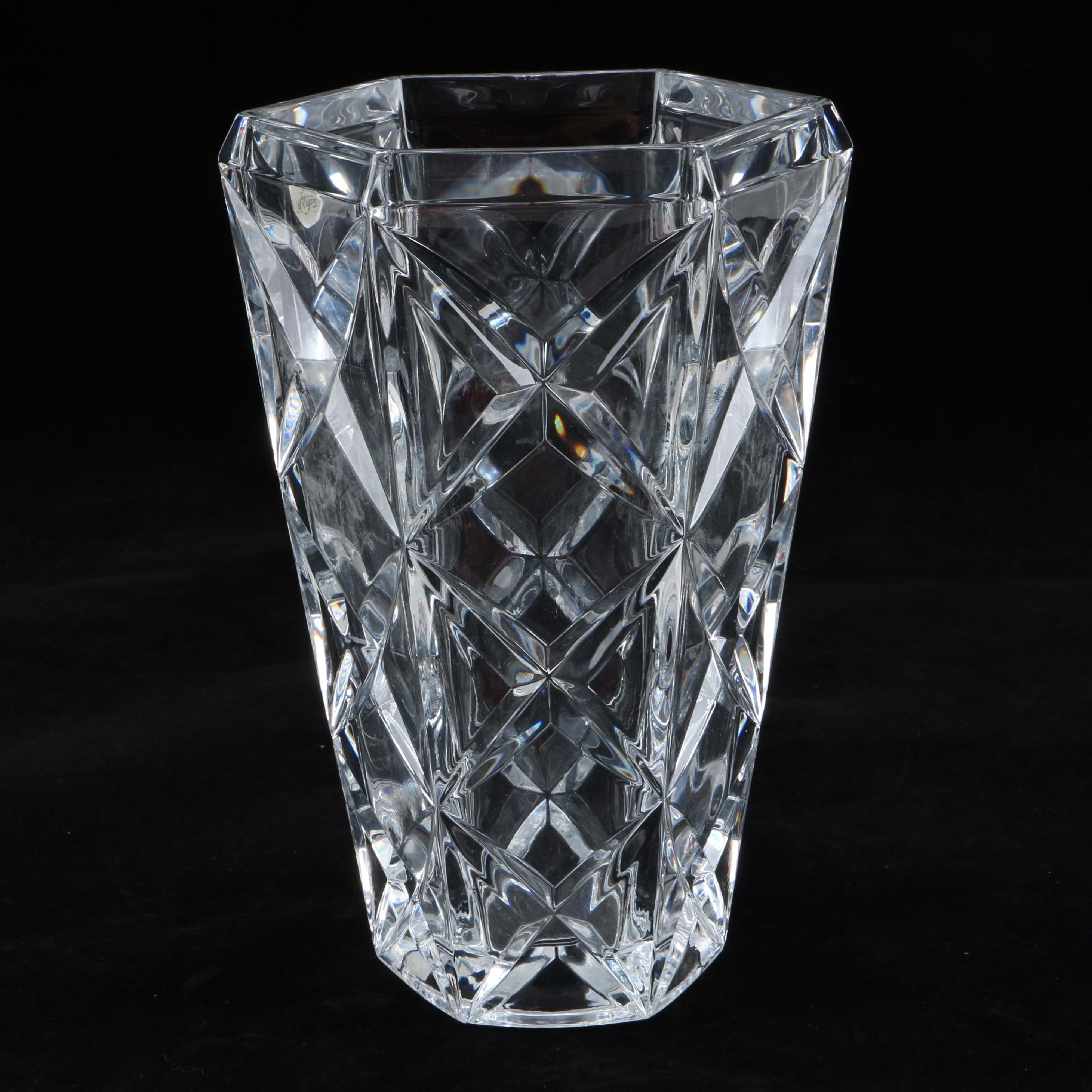 Cristal d'Arques Crystal Vase