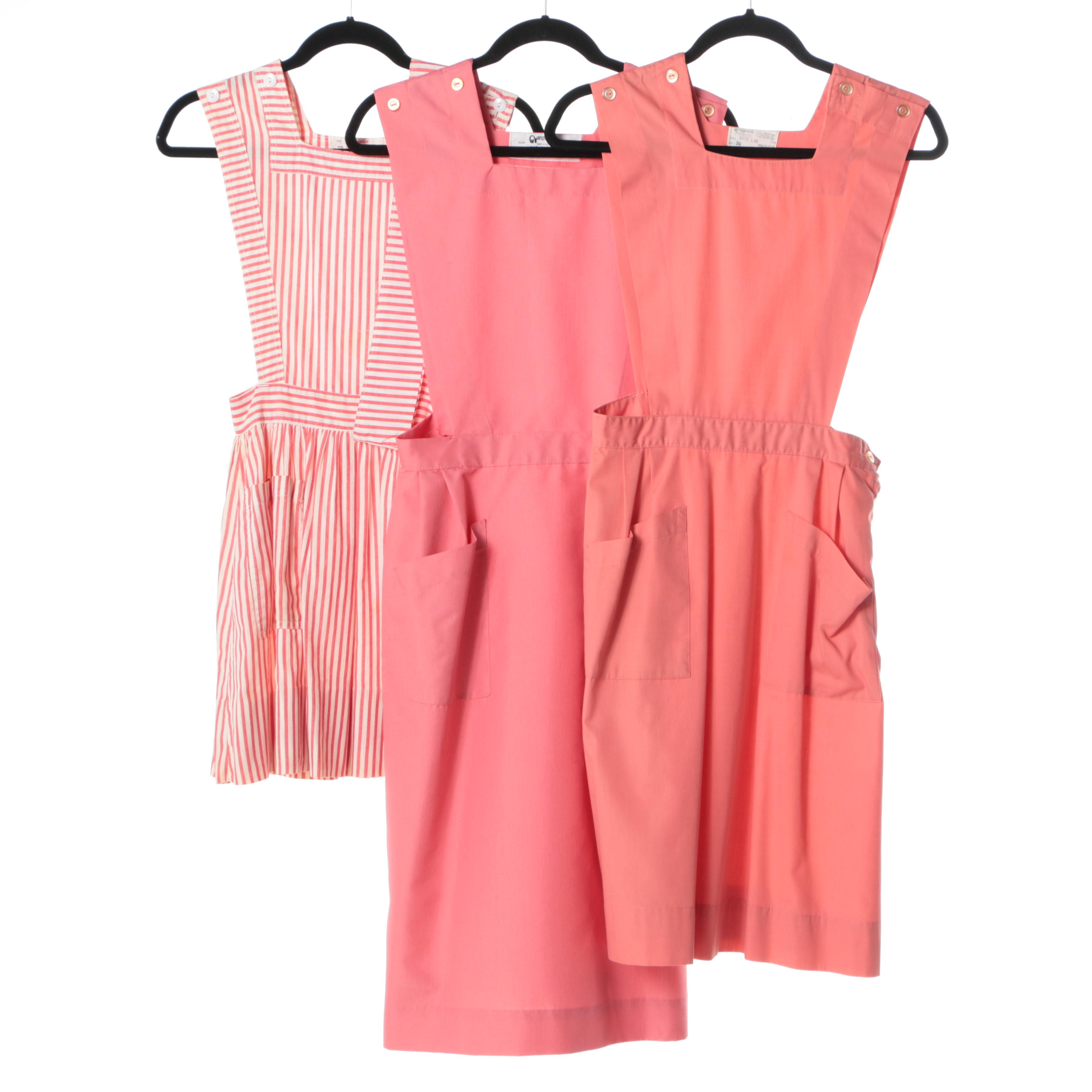 Circa 1960s Candy Striper Uniform Pinafores