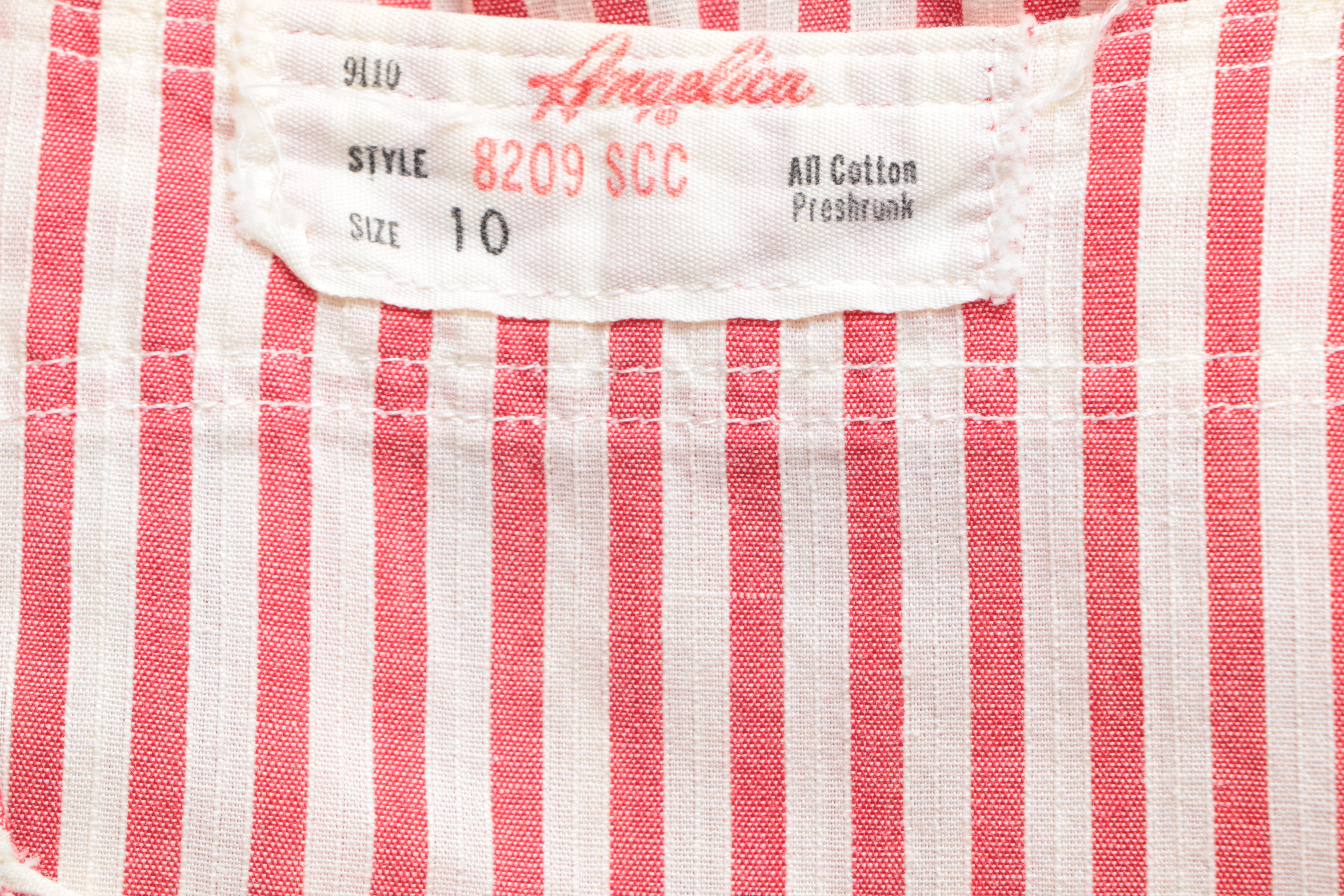 Circa 1960s Candy Striper Uniform Pinafores